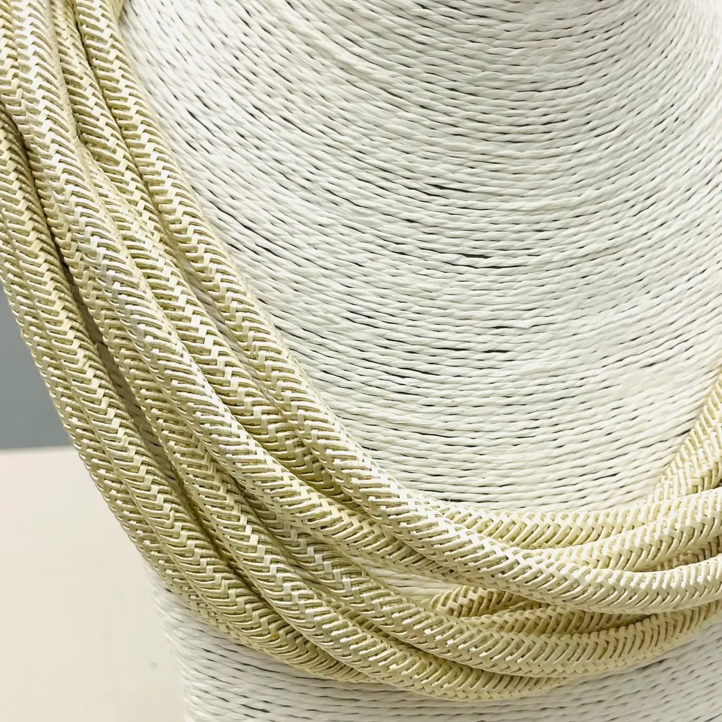 Slub 8 Strand Necklace-Ecru