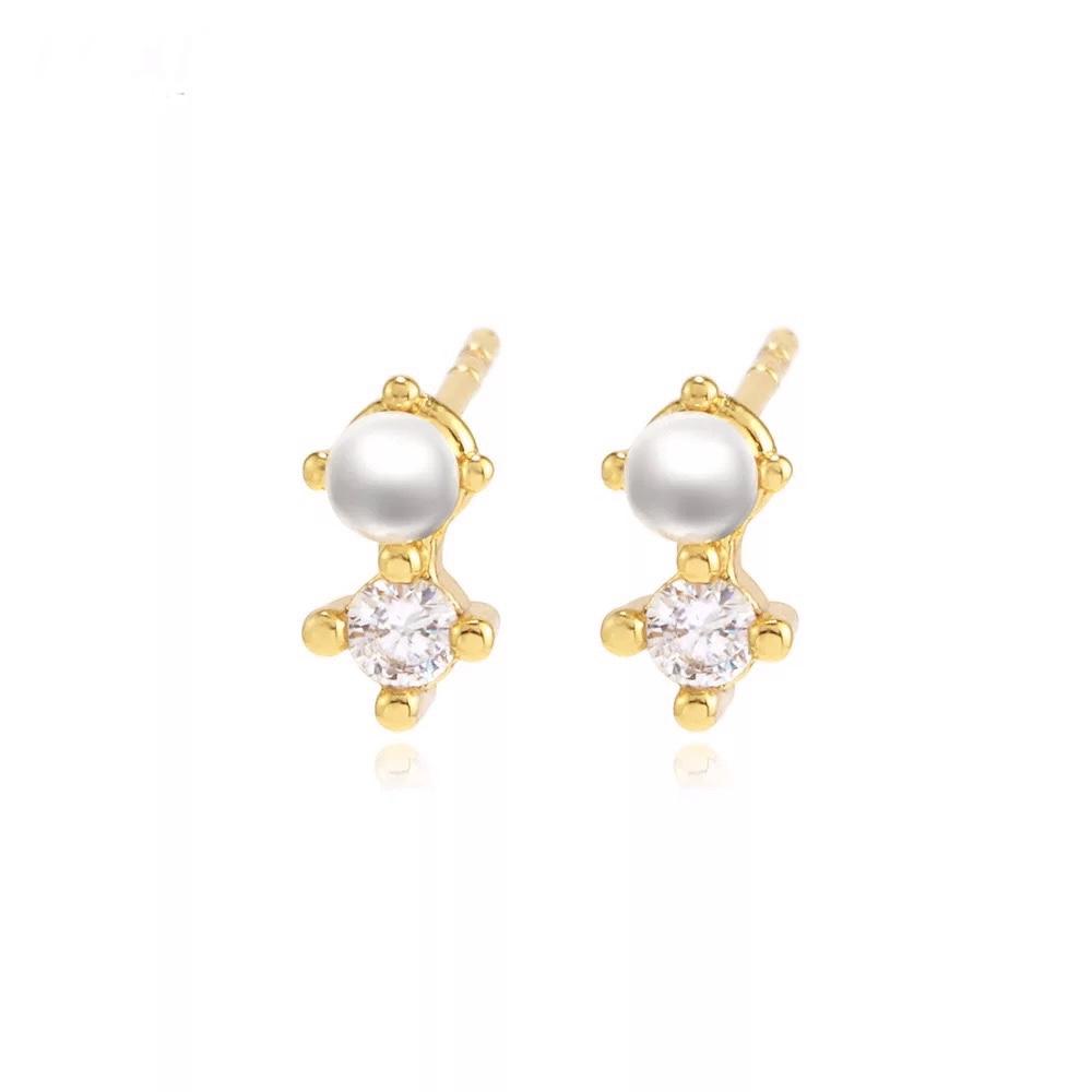 Tiny Pearl Studs