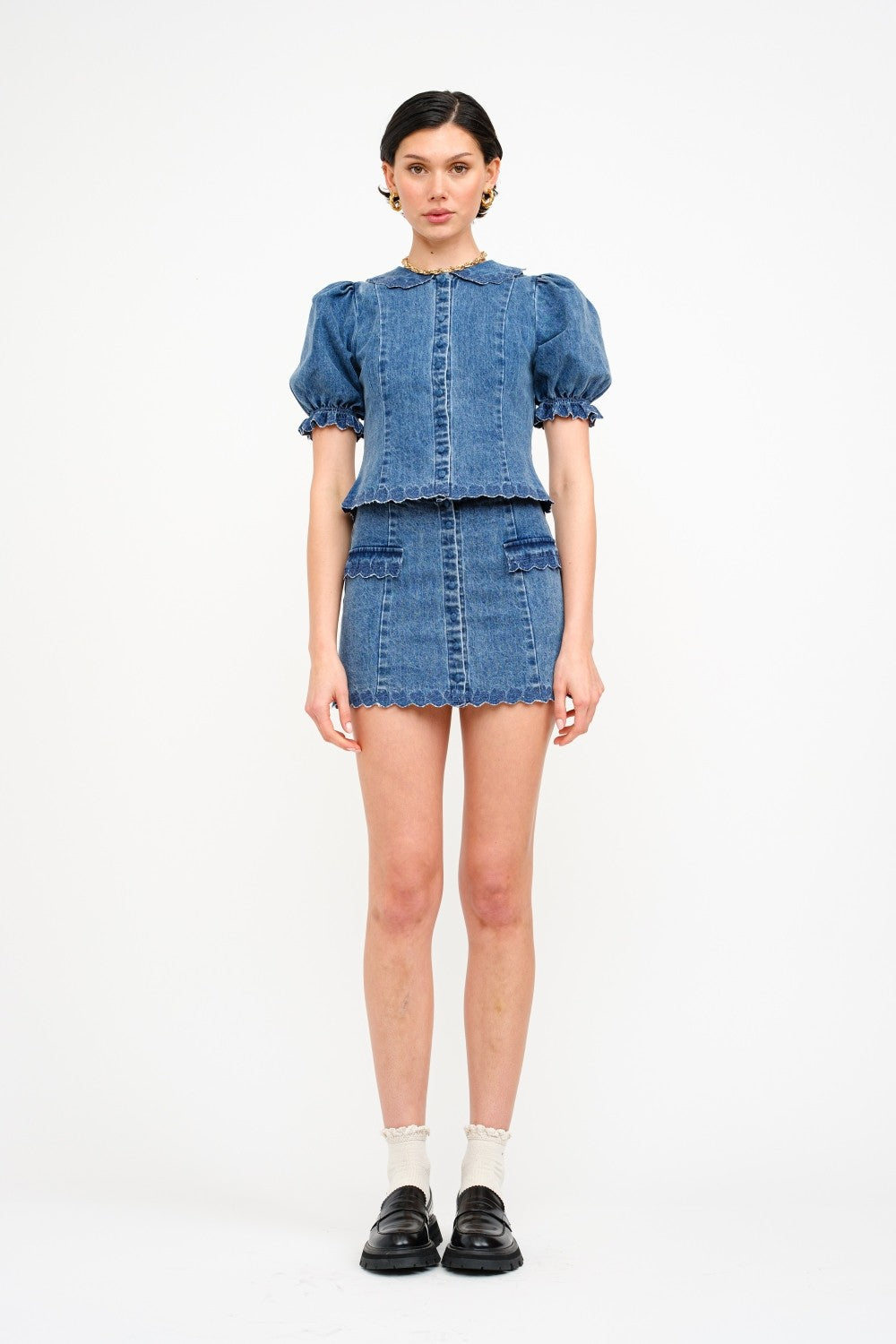 Jaelynn Medium Wash Top