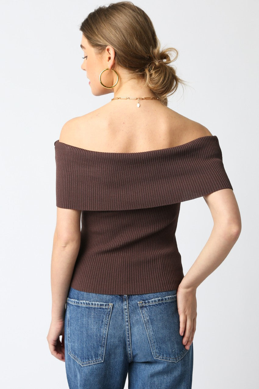 Veena Top- Brown