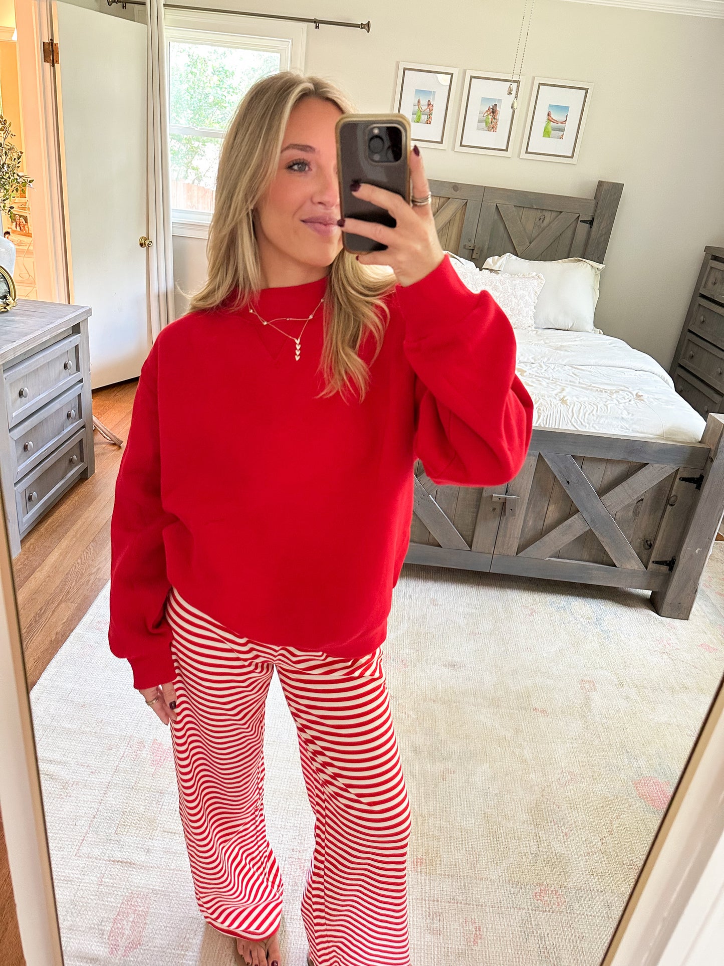 Kiera Mockneck- Red