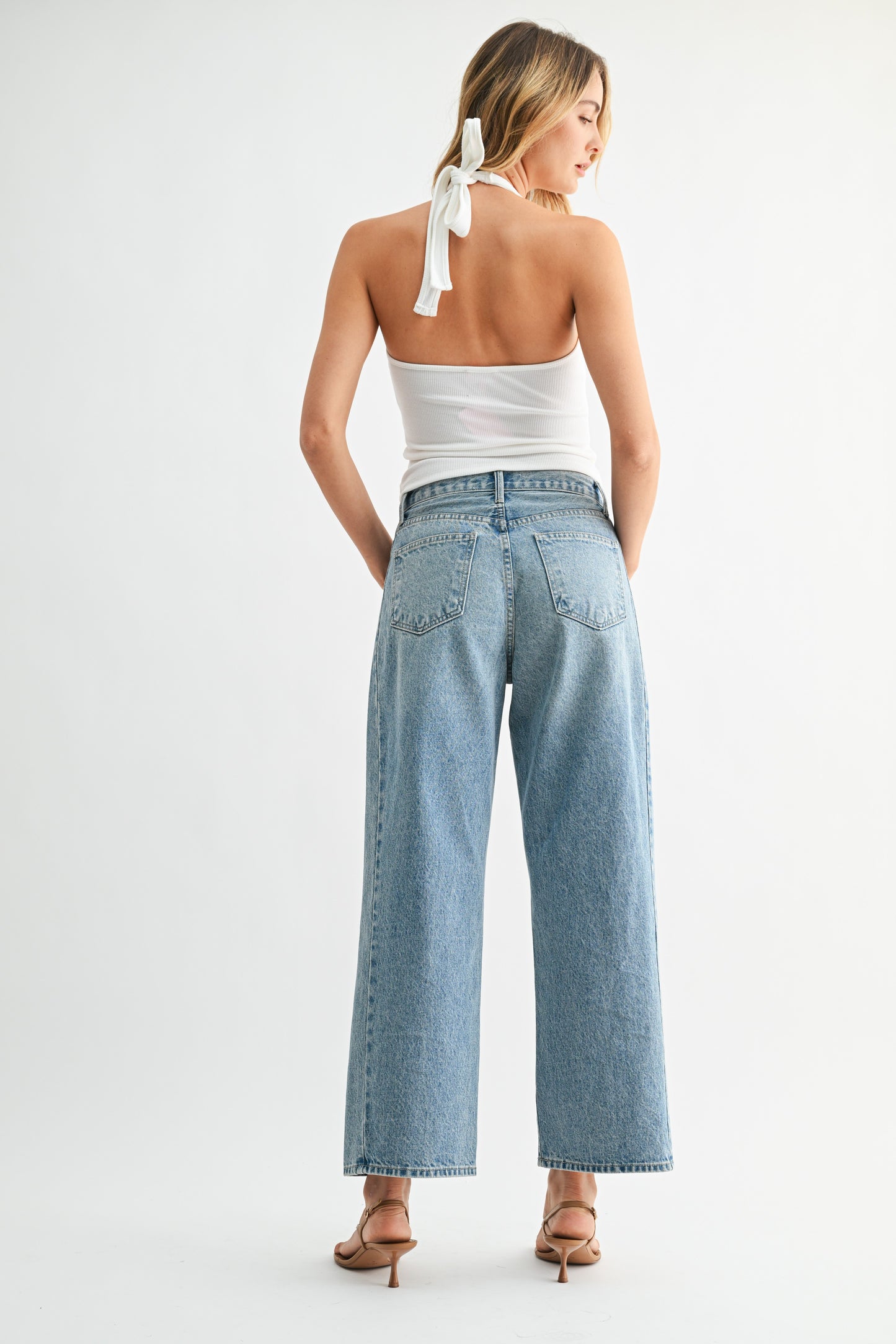 Barrel Jean Twist- Medium Denim