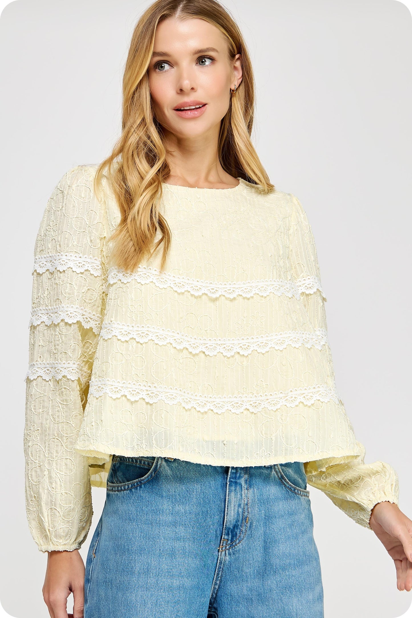 Muted Lime Top