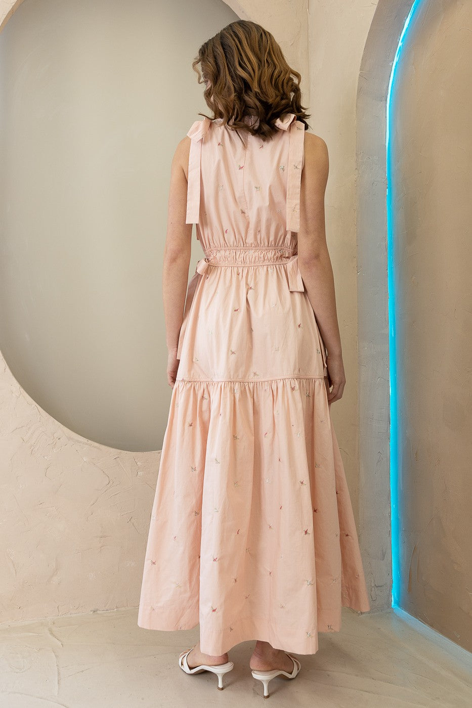 Plya Floral Maxi- Blush Pink