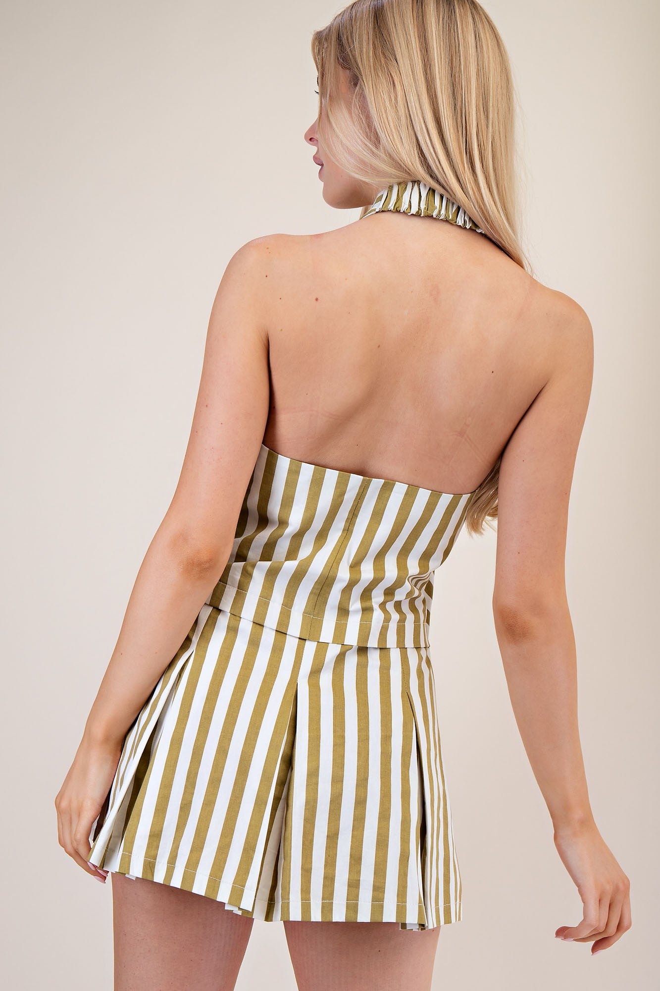 Maren Stripe Mini- Sage