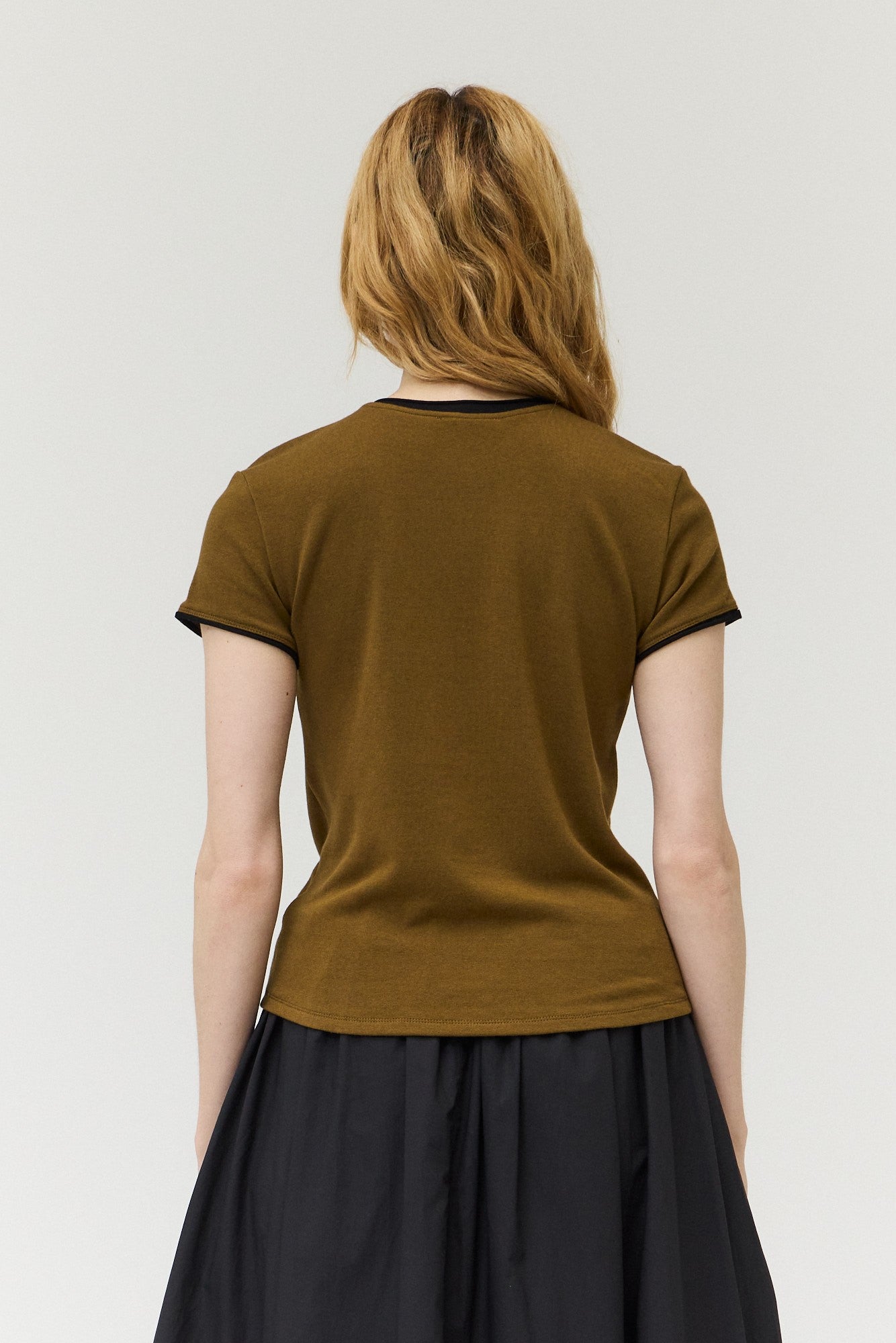 Serena Tee- Dark Moss
