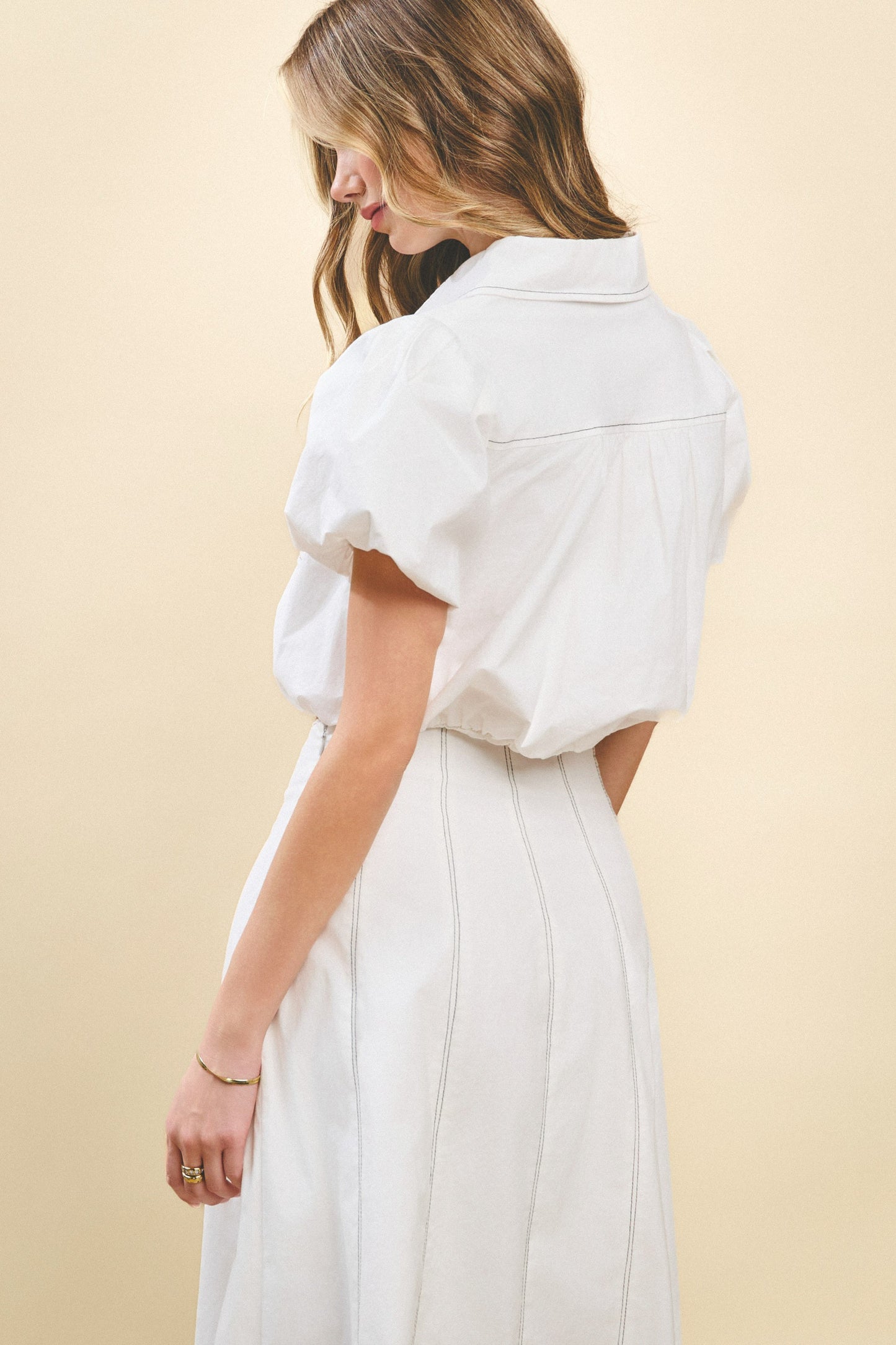 Bubble Contrast Set- White