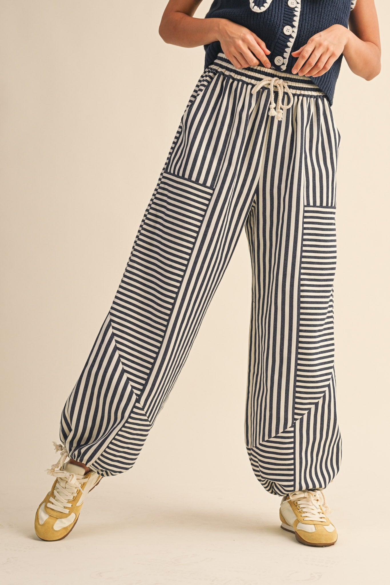 Parachute Pants- Dark Blue