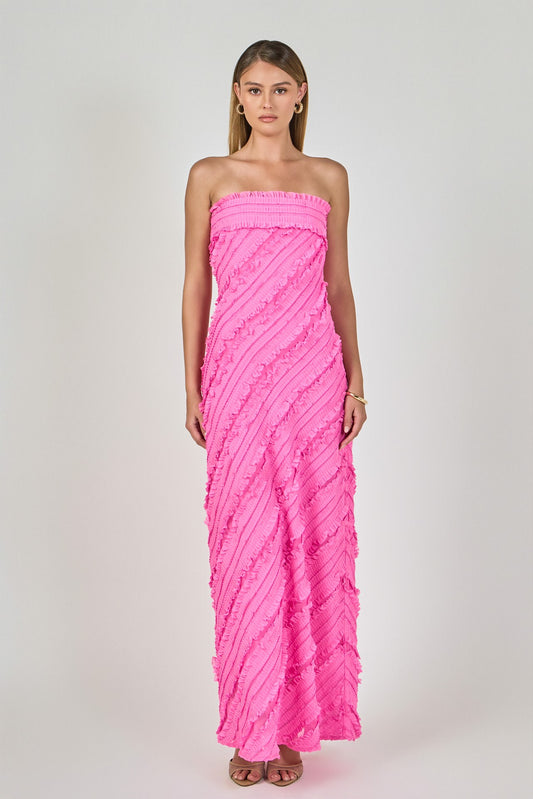 Jade Dress- Hot Pink
