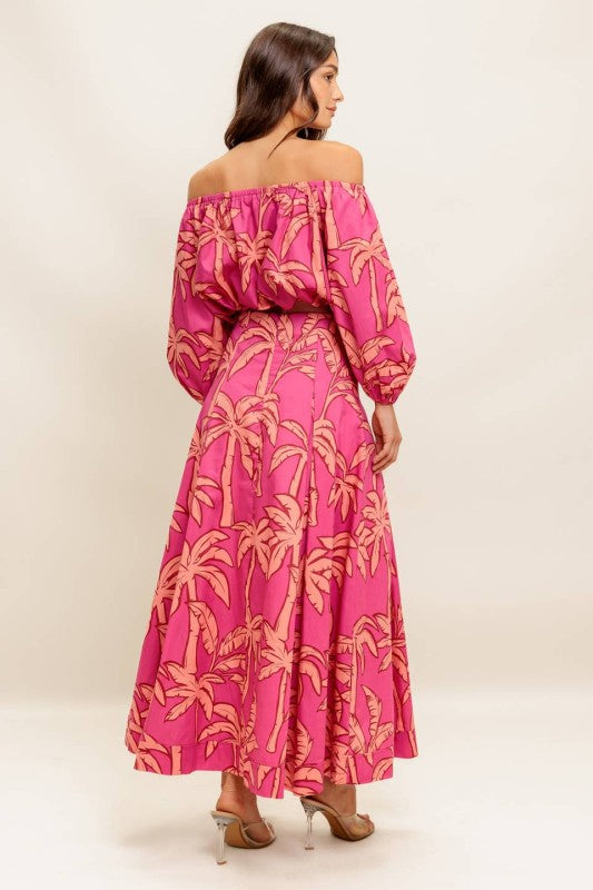 Pink Palm Set