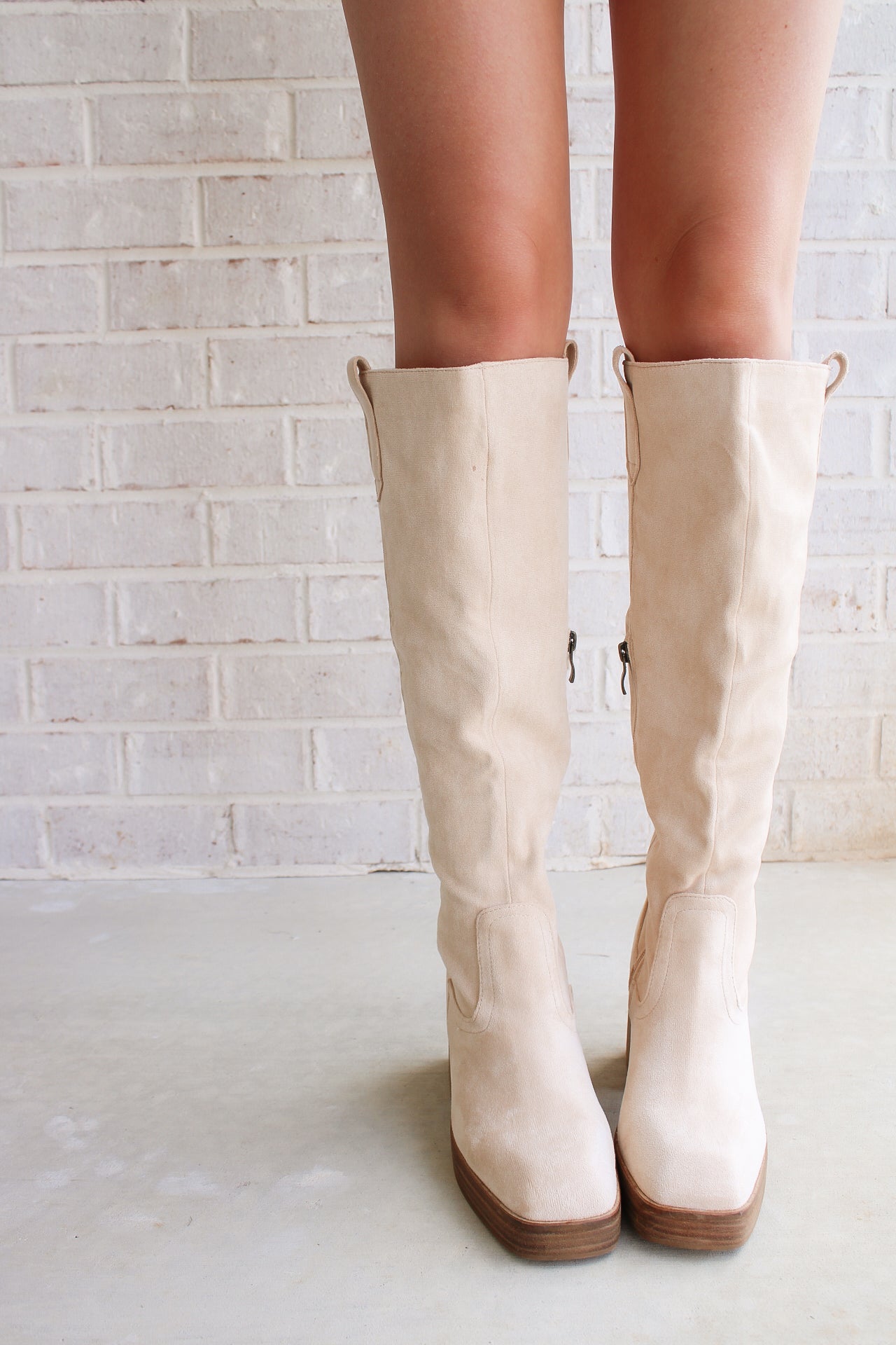 Kristen Boots- Beige