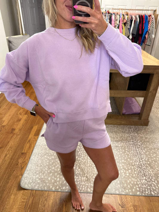Ashley Lounge Set- Lilac