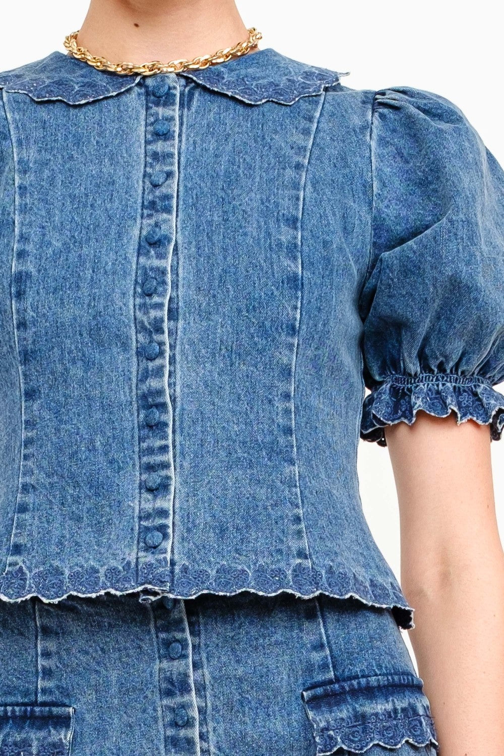 Jaelynn Medium Wash Top