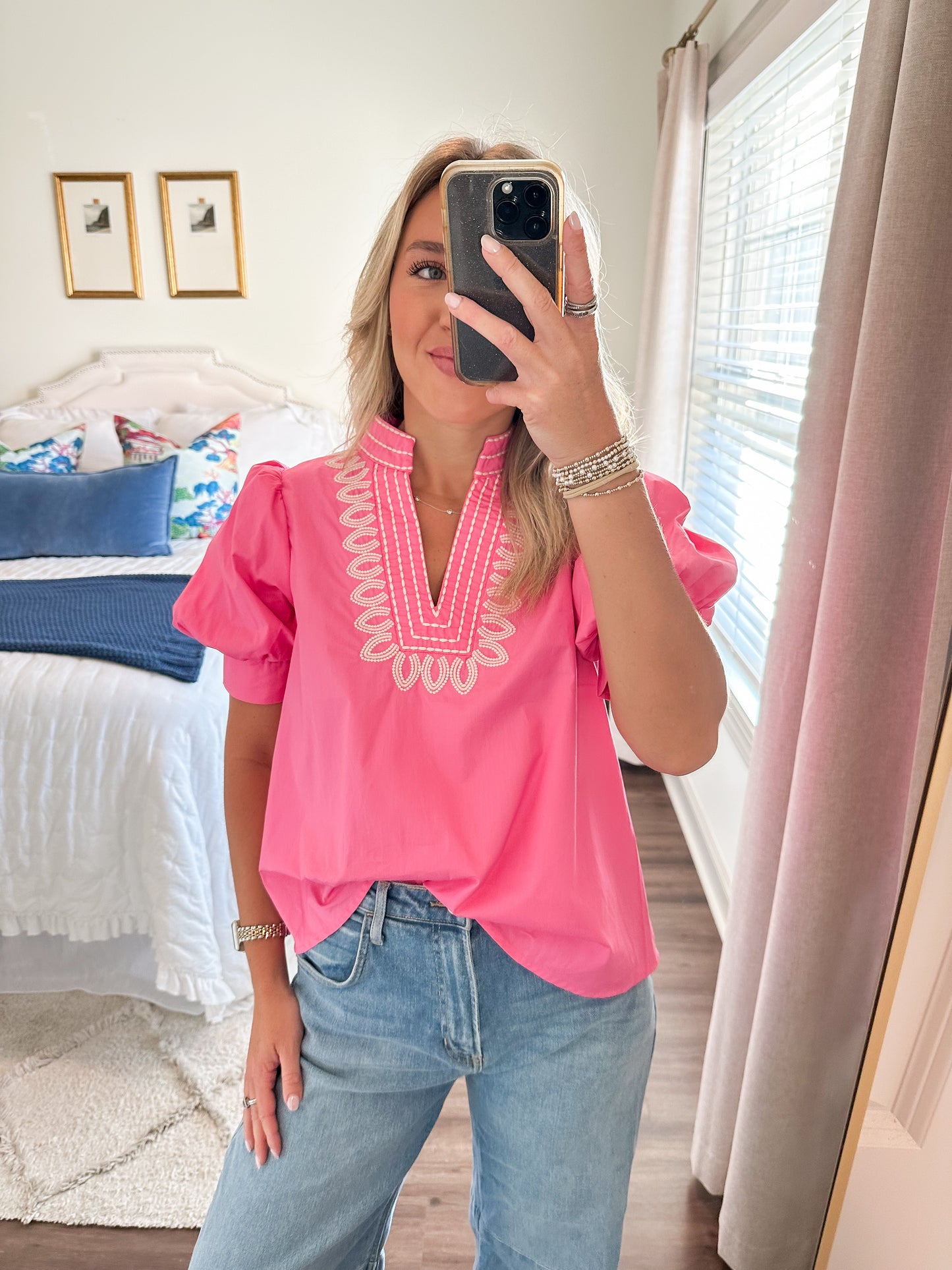 Bella Top- Pink