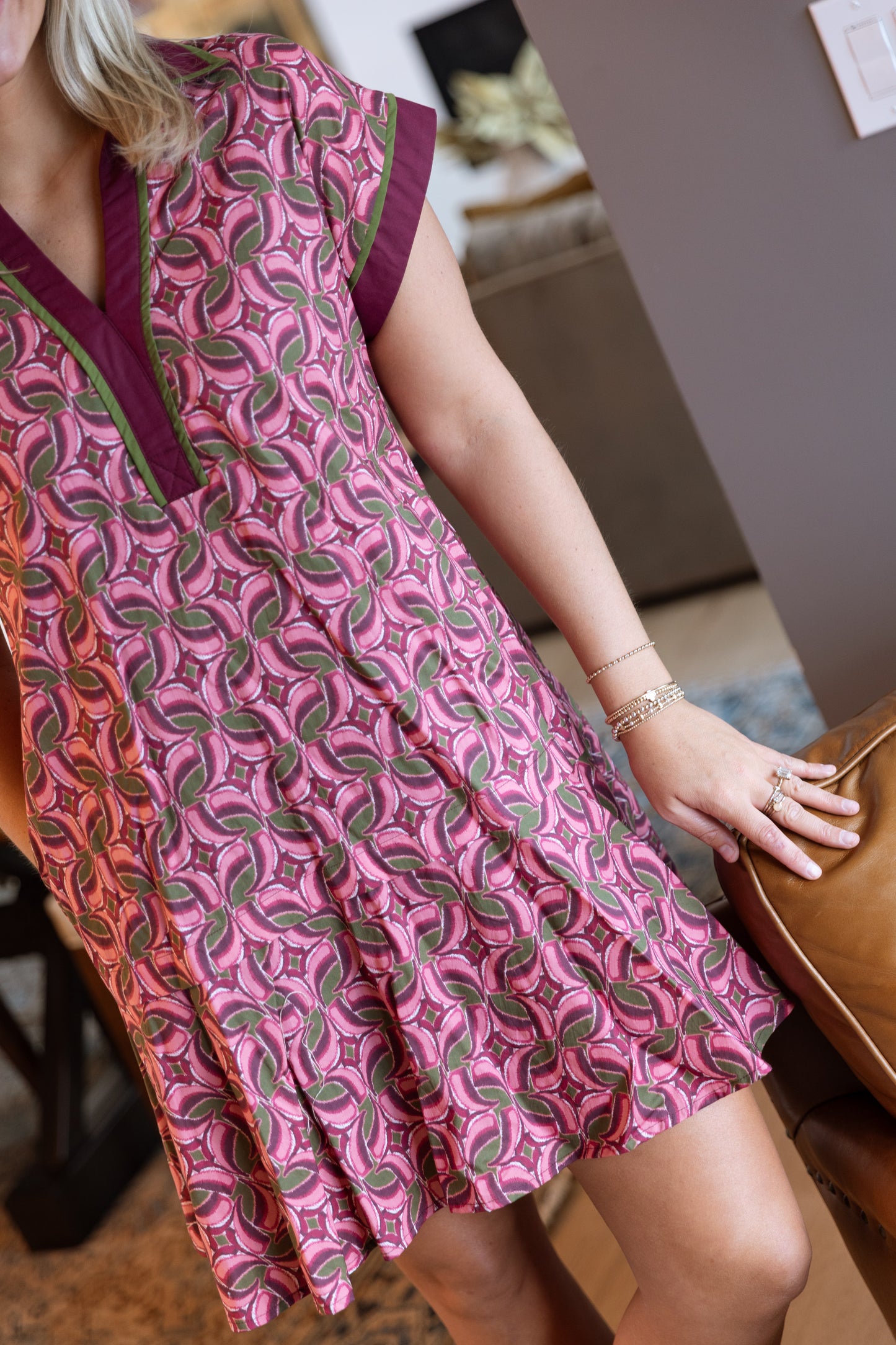 Sena Dress- Wine