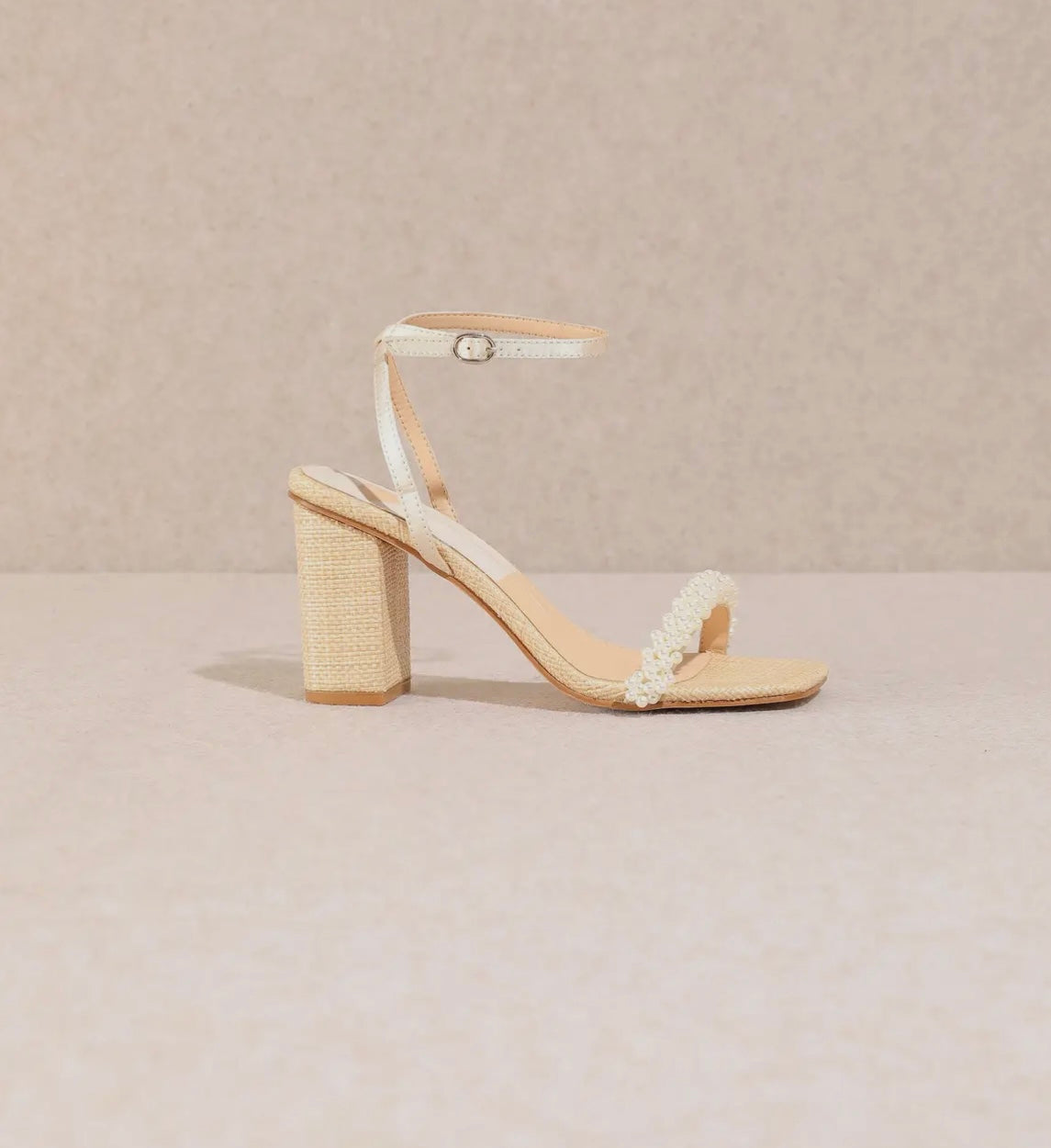 Zalima Pearl Strap Heel