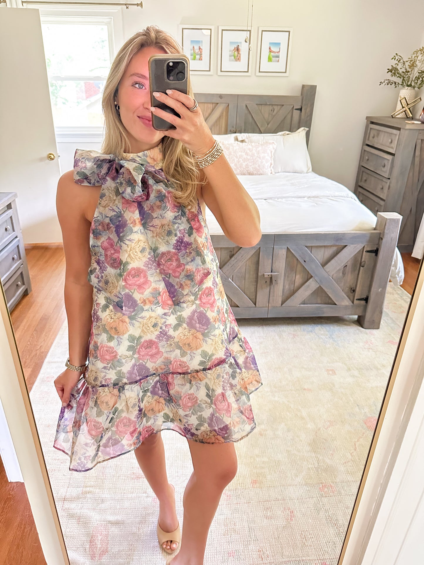 Harlow Bow Mini Dress