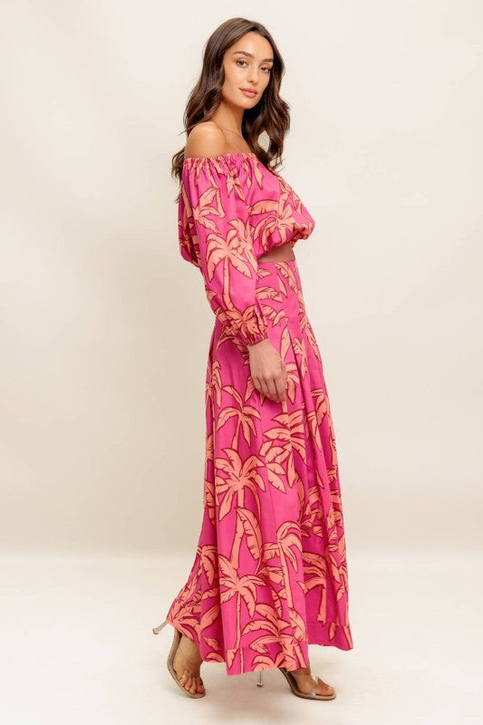 Pink Palm Set