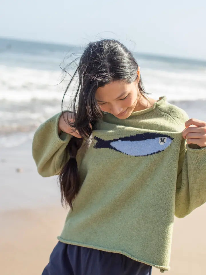 Sardine Sweater- Olive