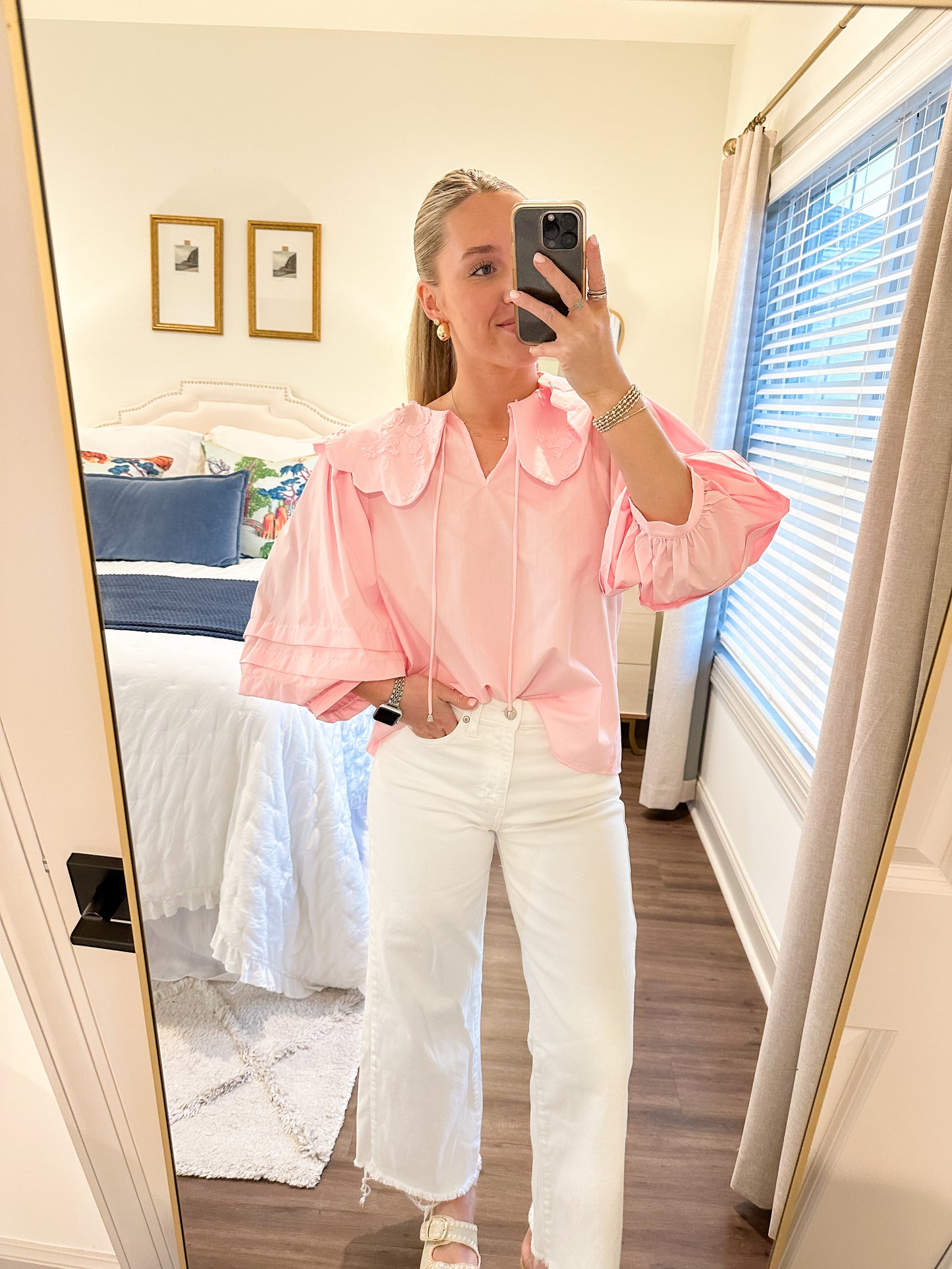 Lilly Top- Light Pink