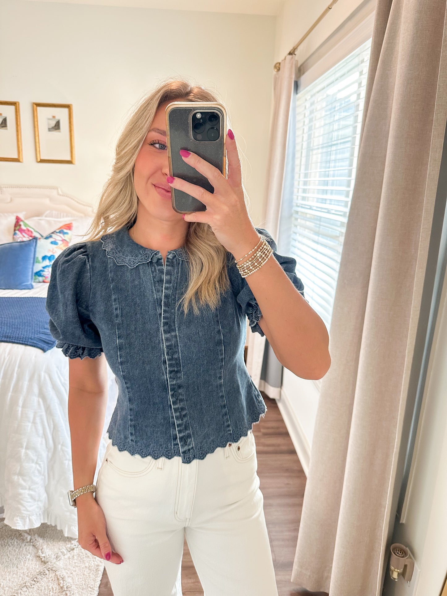 Jaelynn Medium Wash Top