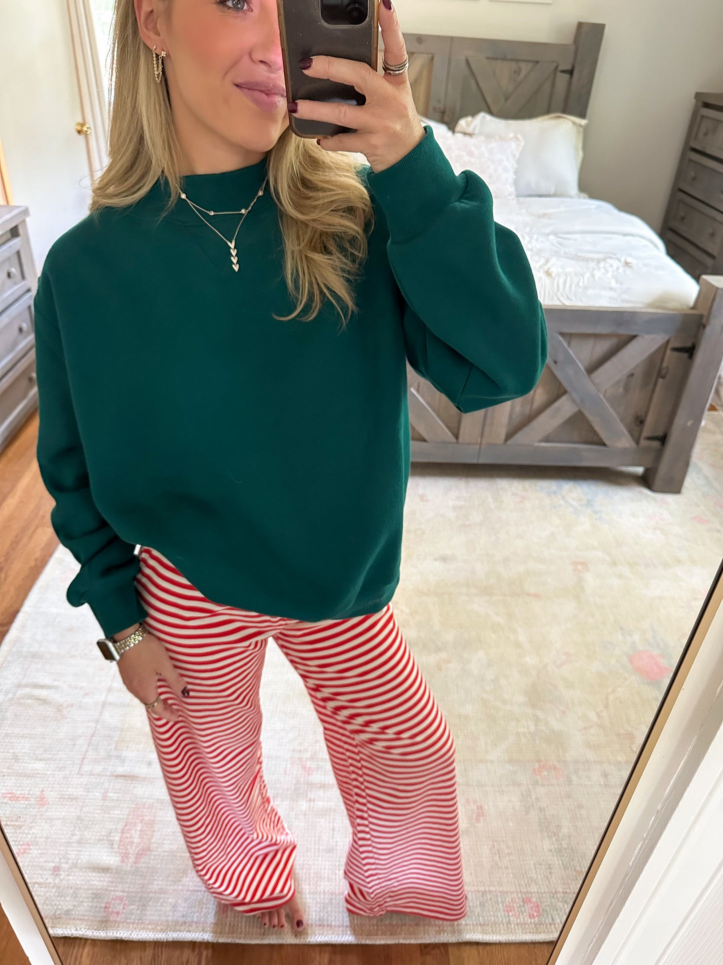 Kiera Mockneck- Dark Teal
