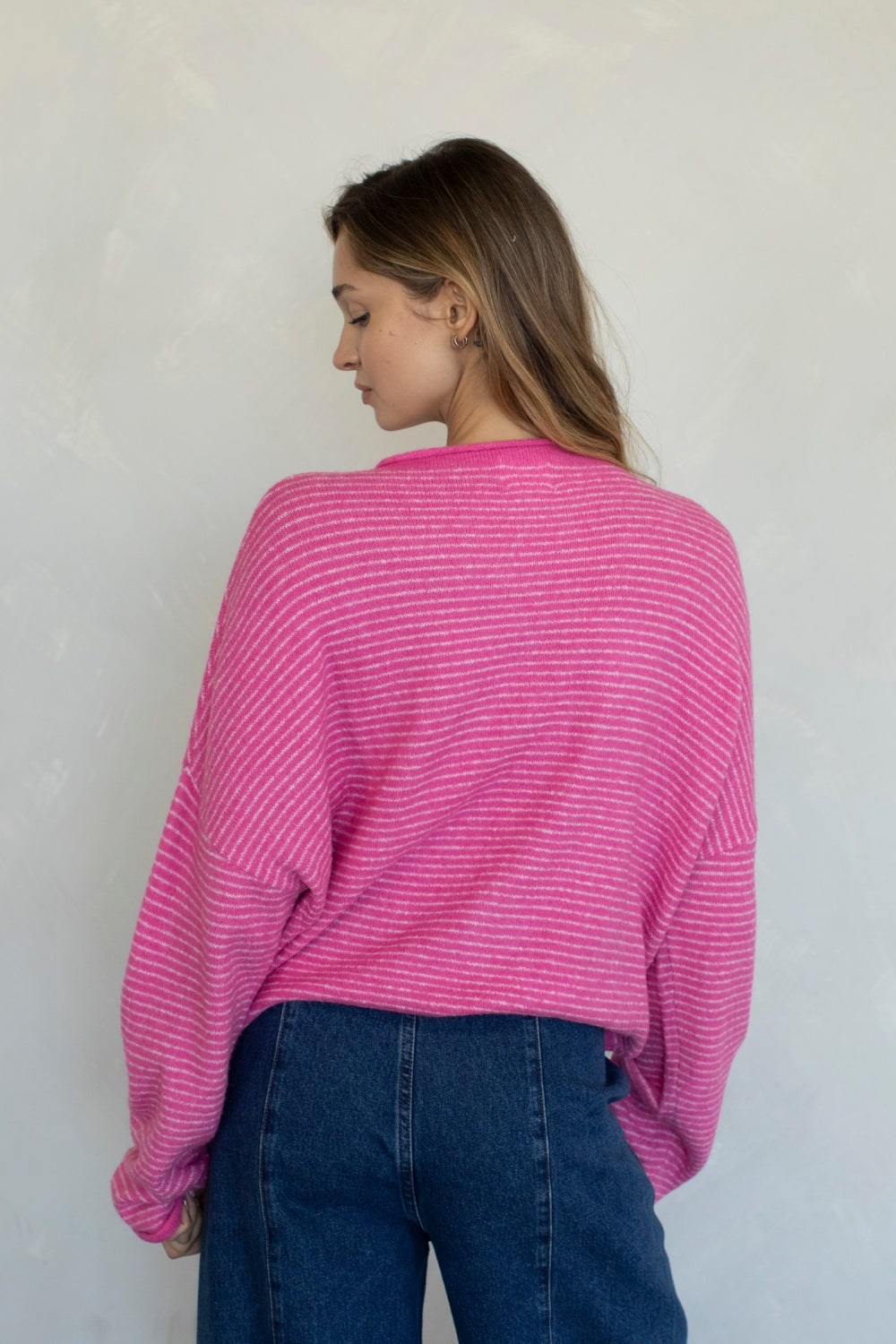 Piper Mini Stripe- Bubblegum
