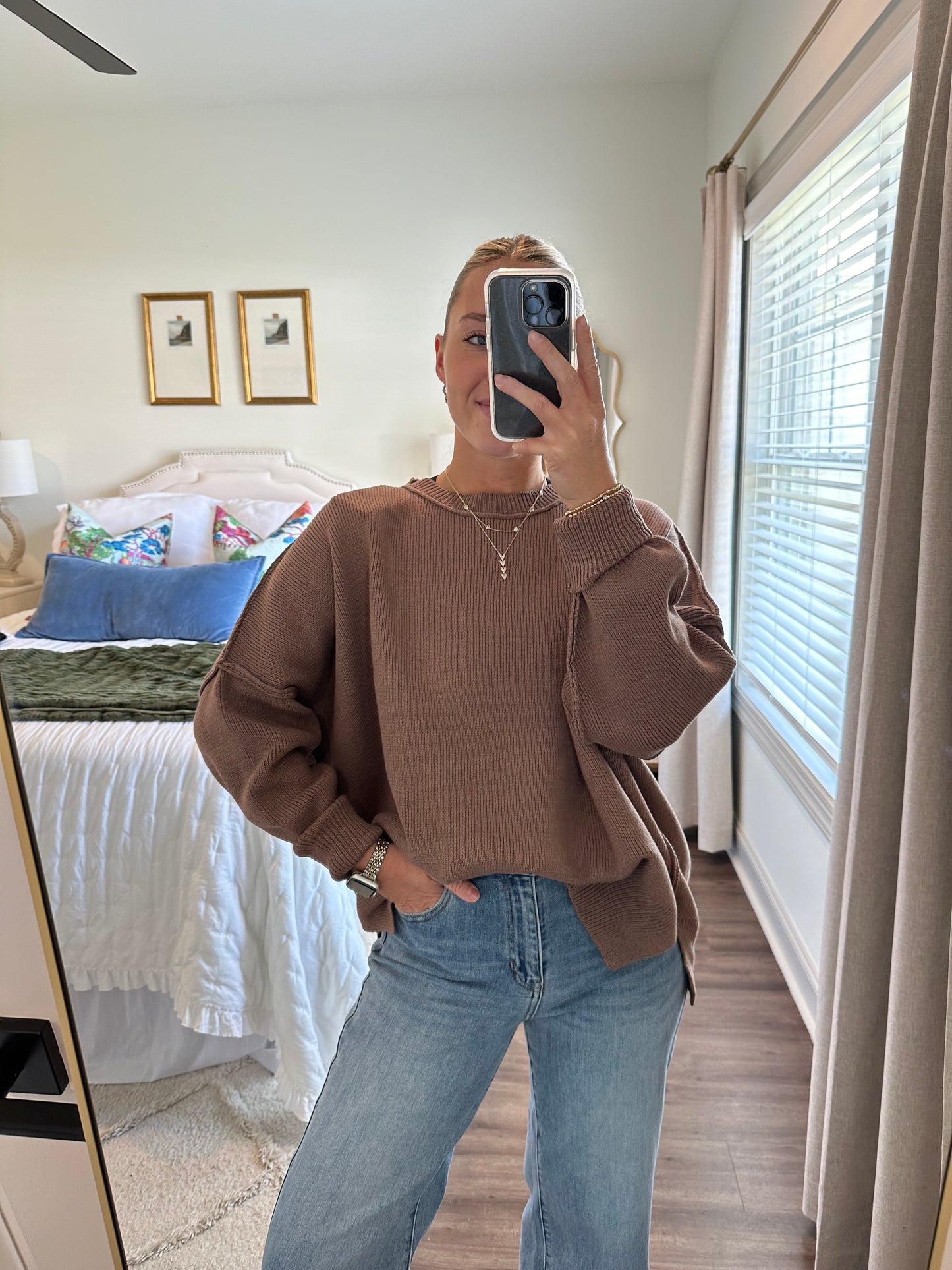 Winnie Sweater- Mocha