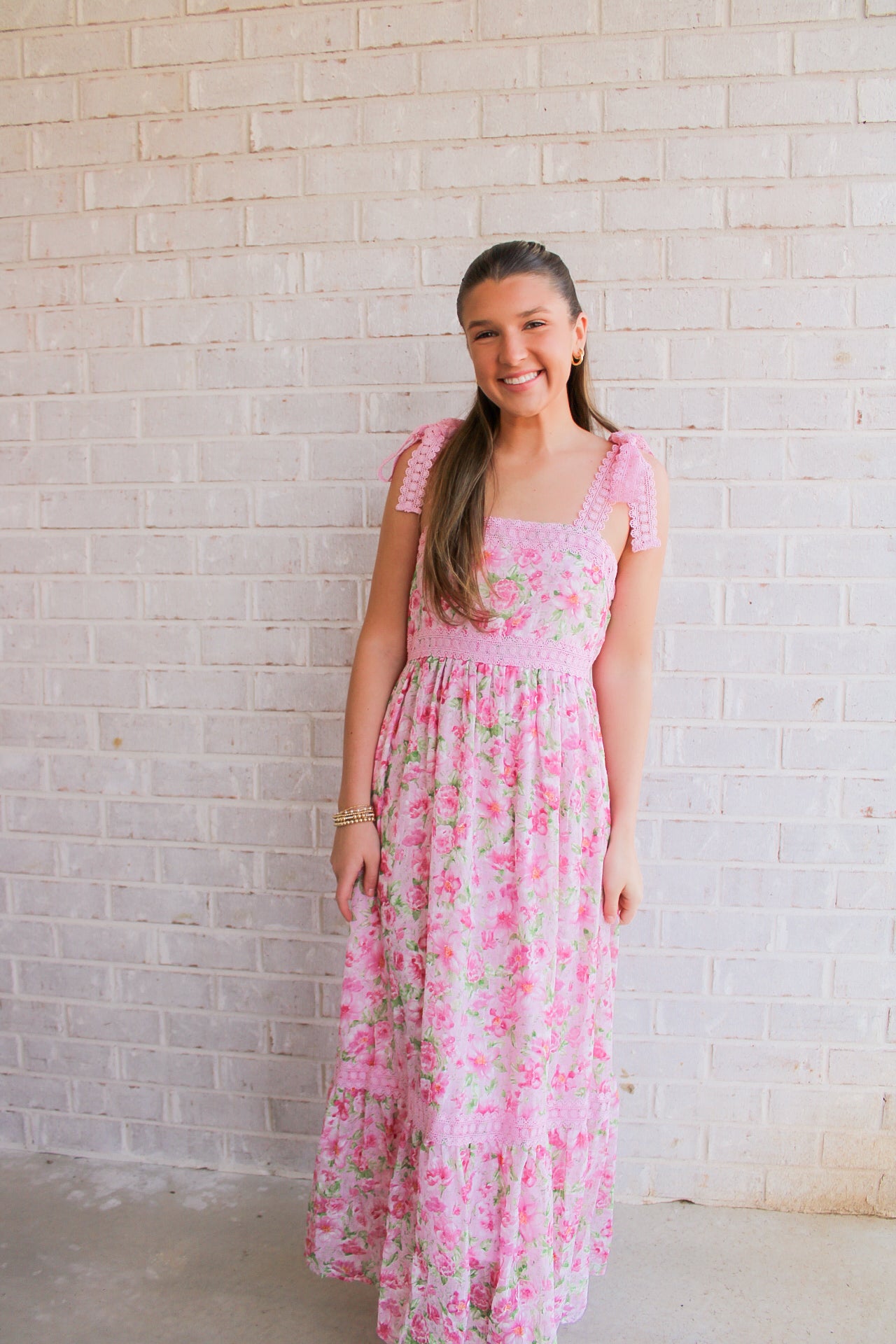 Avery Dress- Pink Floral