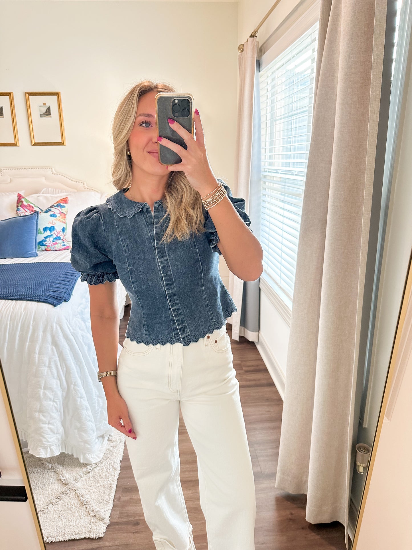 Jaelynn Medium Wash Top