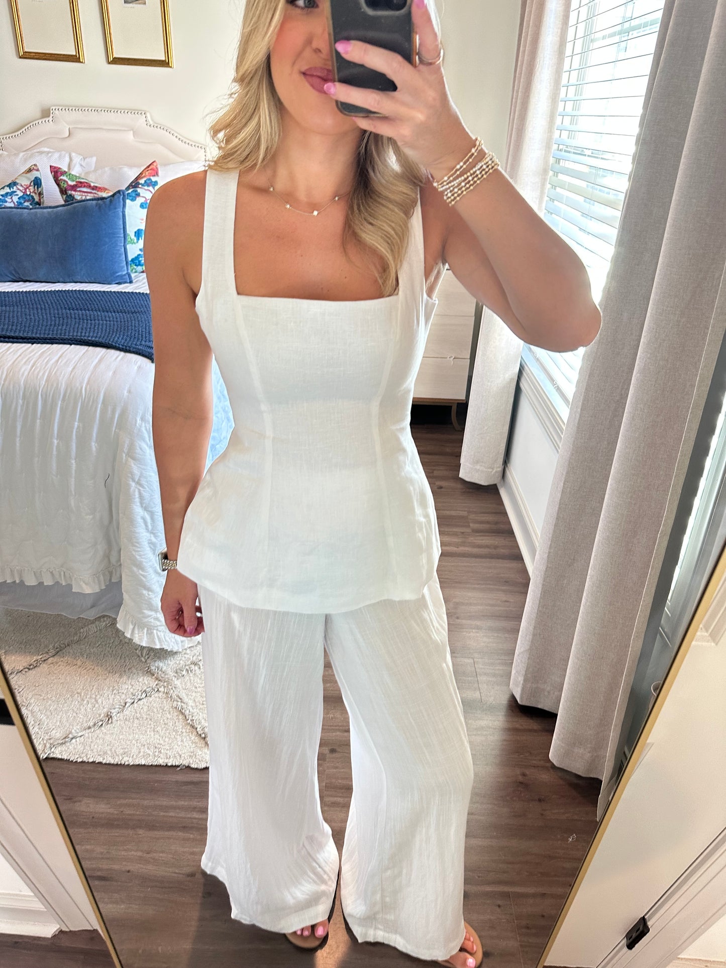 Marie Pants- White