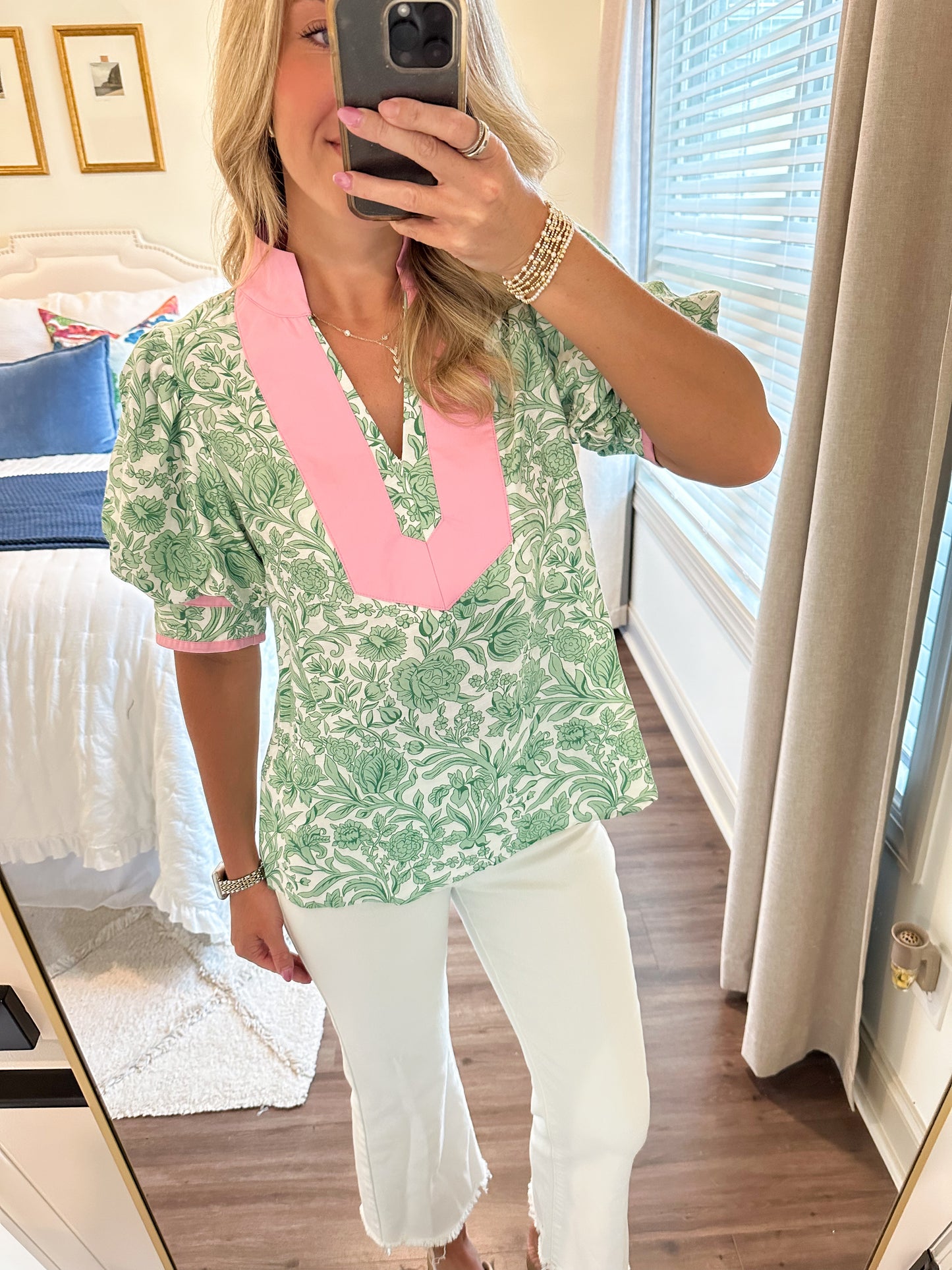 Posey Top- Green