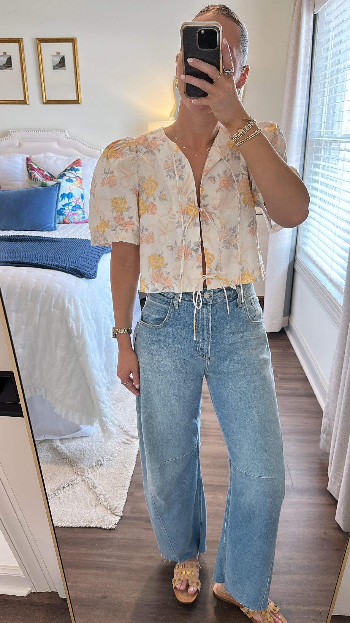 Vintage Floral Top