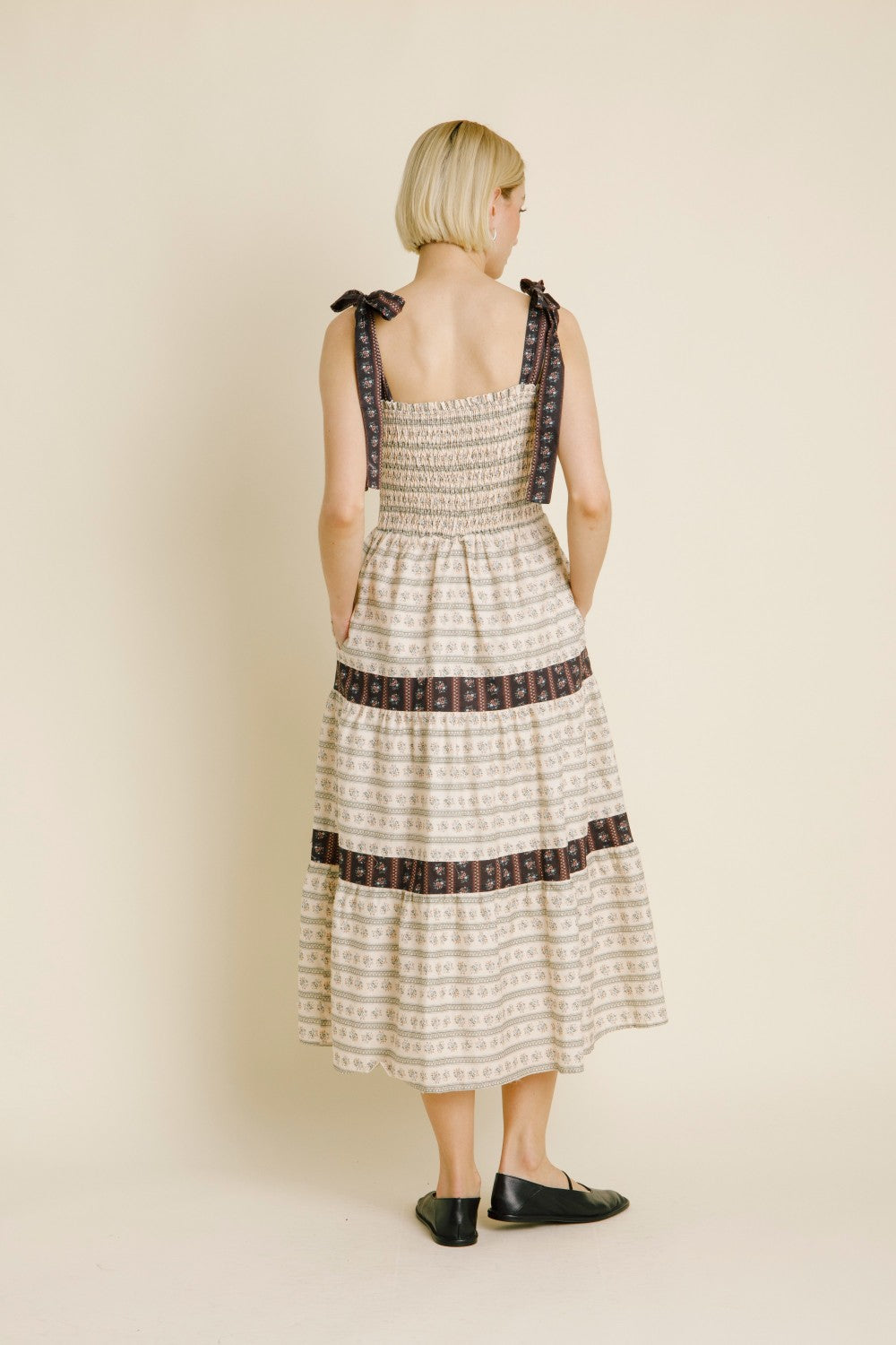 Izzy Floral Maxi- Ivory