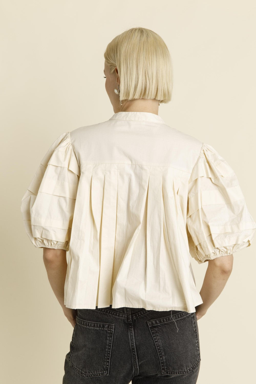 Hannah Blouse- Eggshell