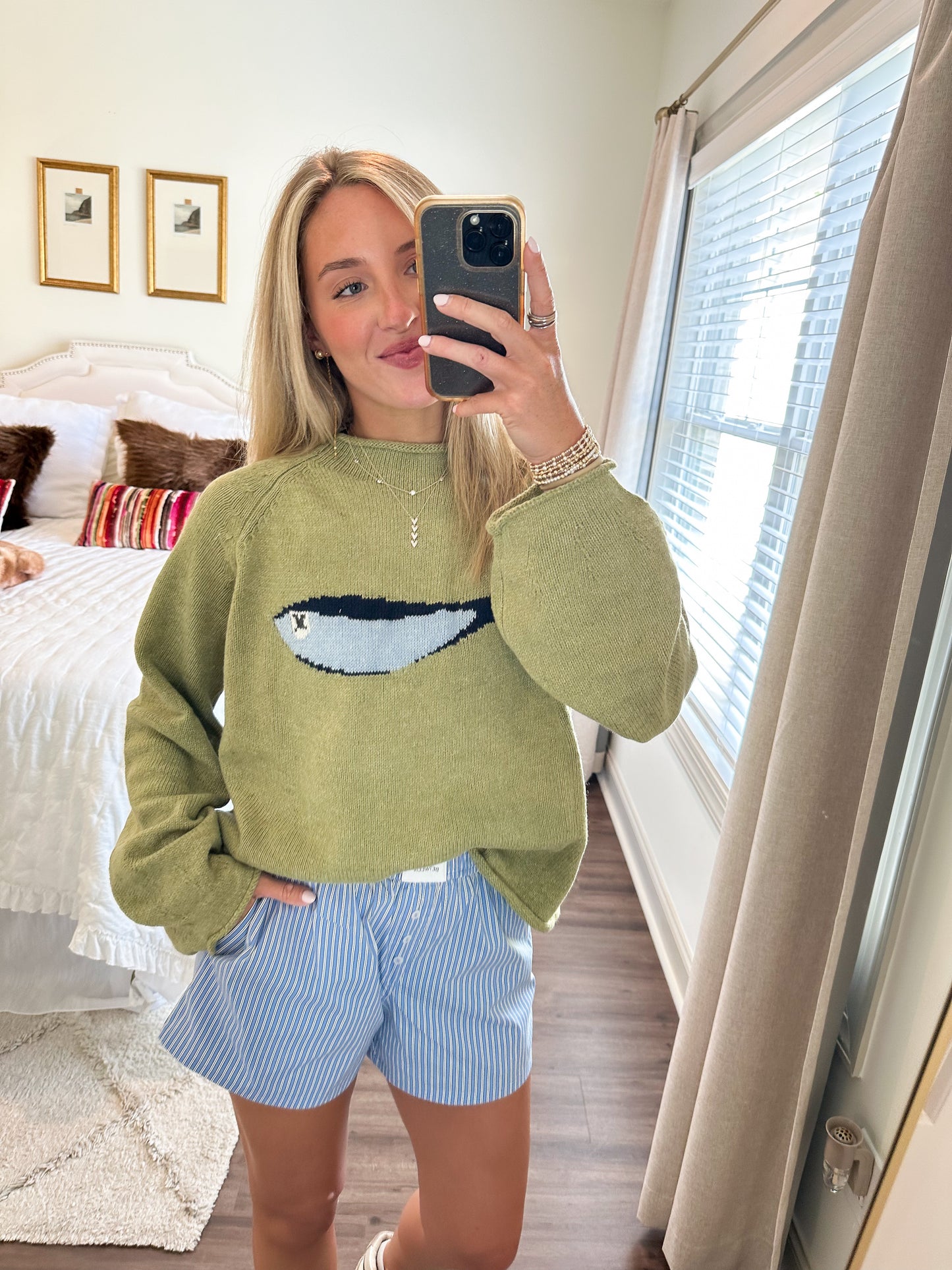 Sardine Sweater- Olive