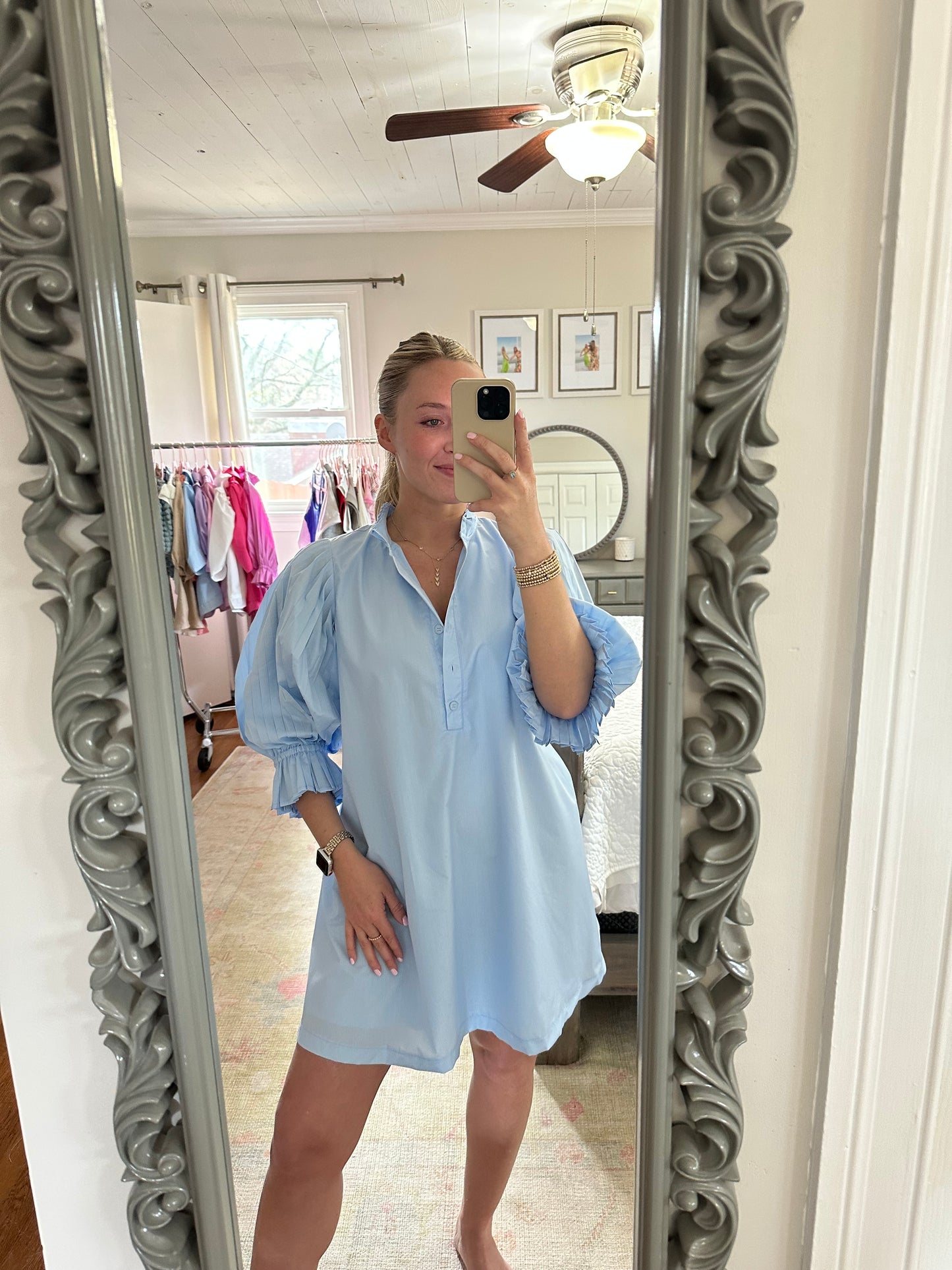 Alyssa Dress- Light Blue