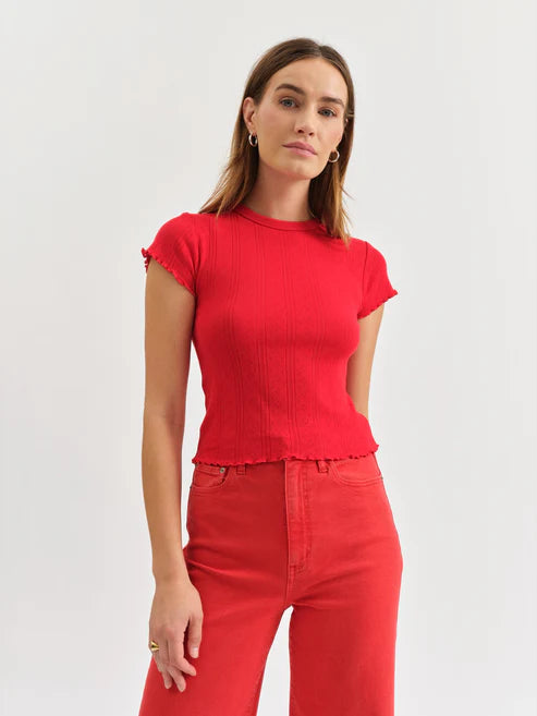 Lily Baby Tee- Cherry