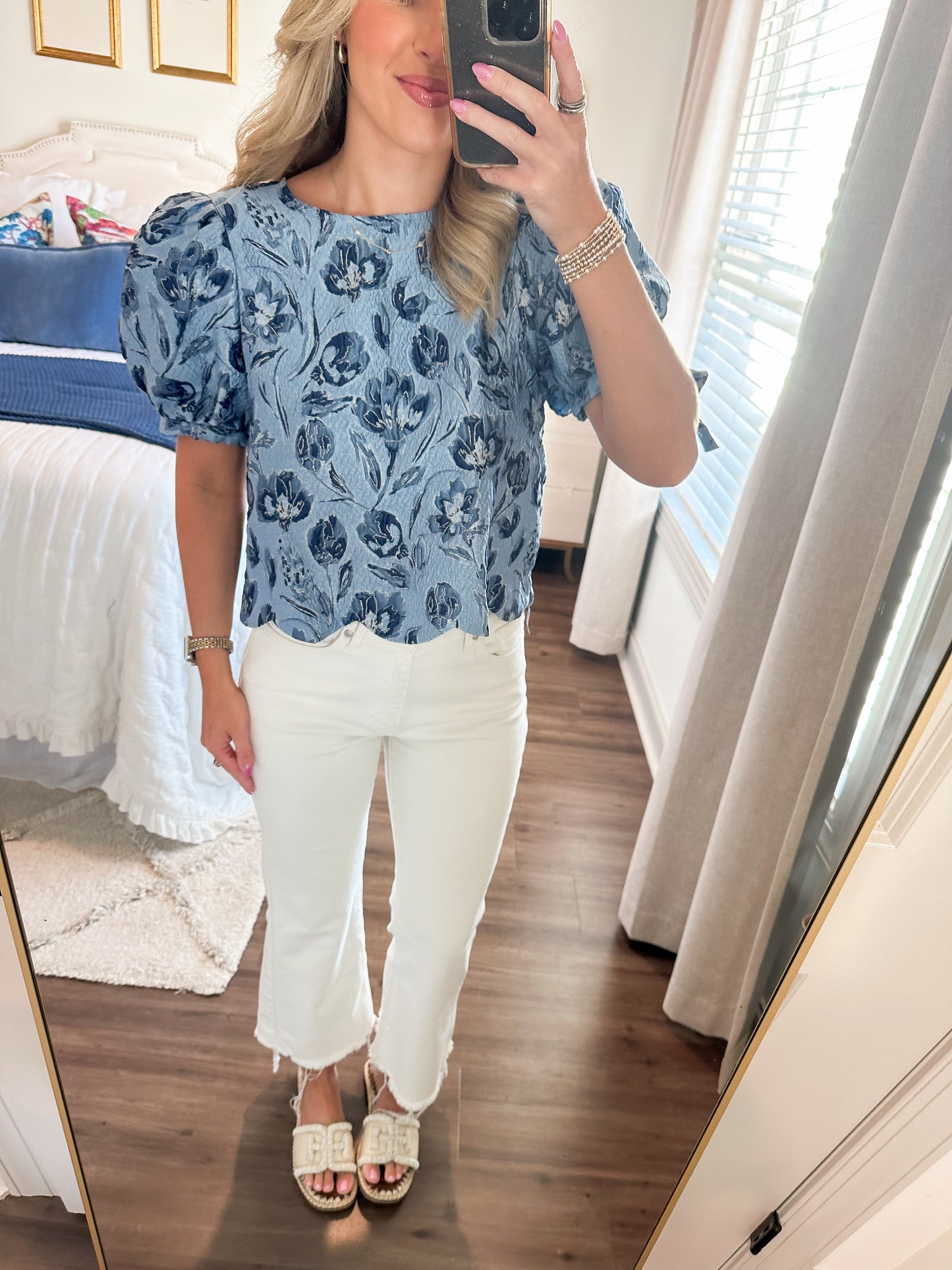 Kelly Top- Blue