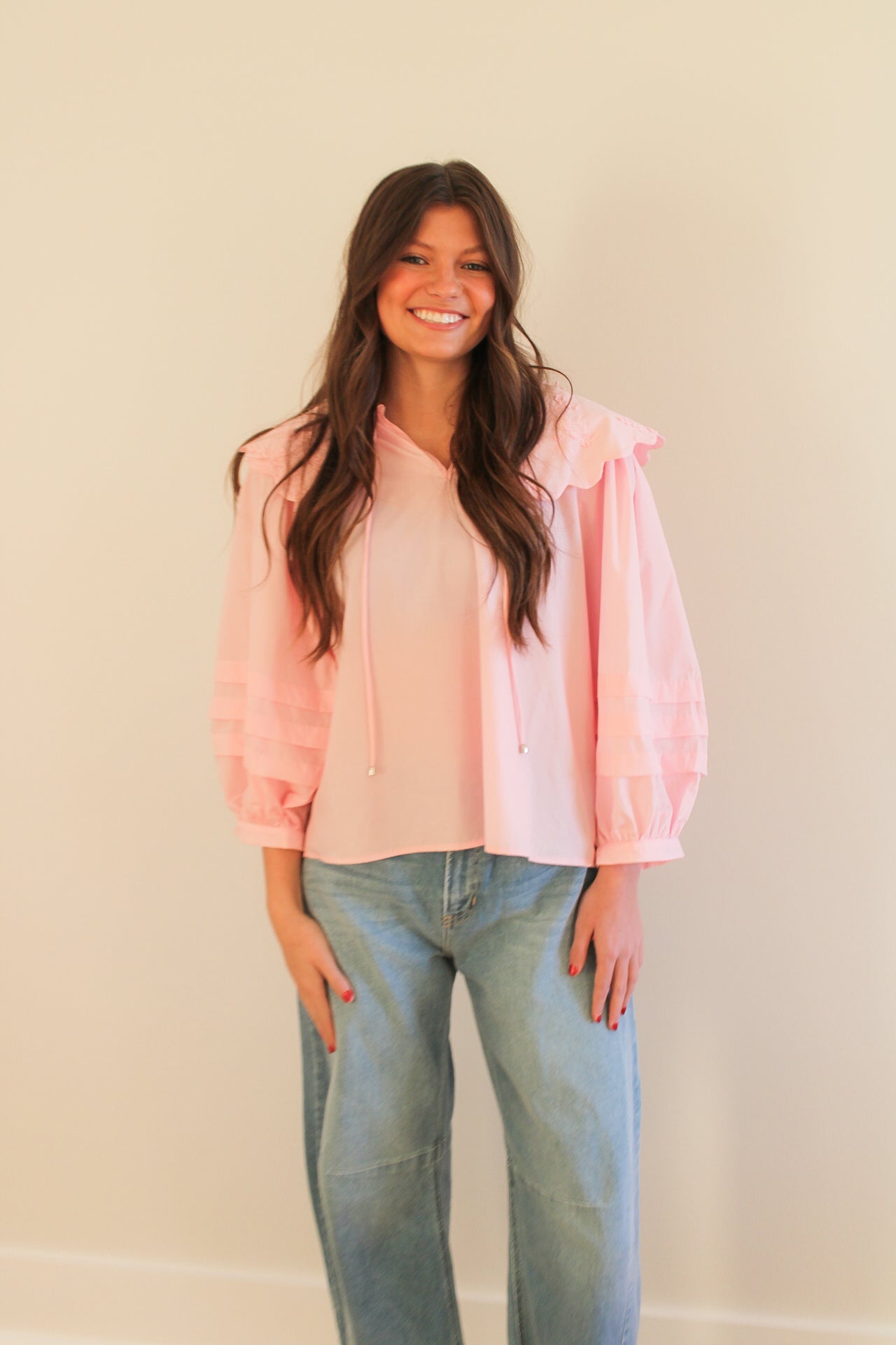Lilly Top- Light Pink