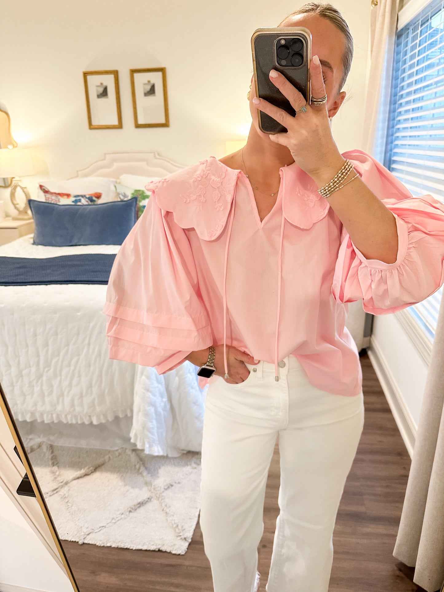 Lilly Top- Light Pink