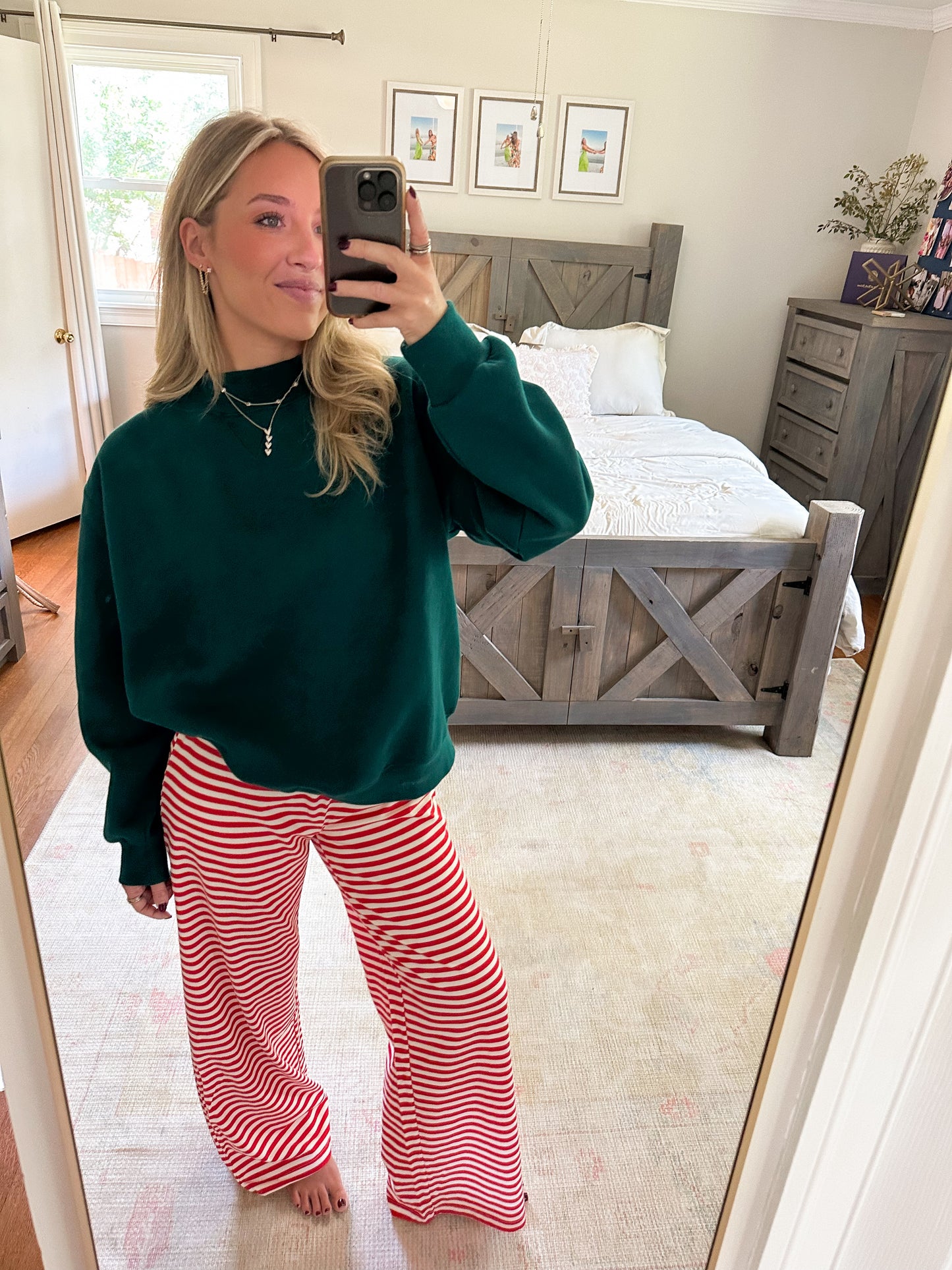 Kiera Mockneck- Dark Teal