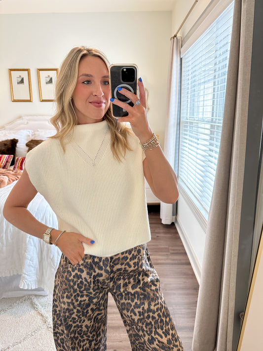 Weekend Muse Top- Cream
