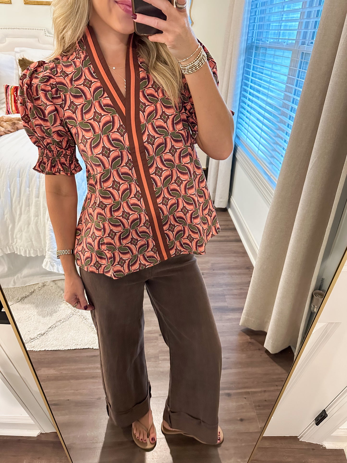 Sena Top- Terracotta
