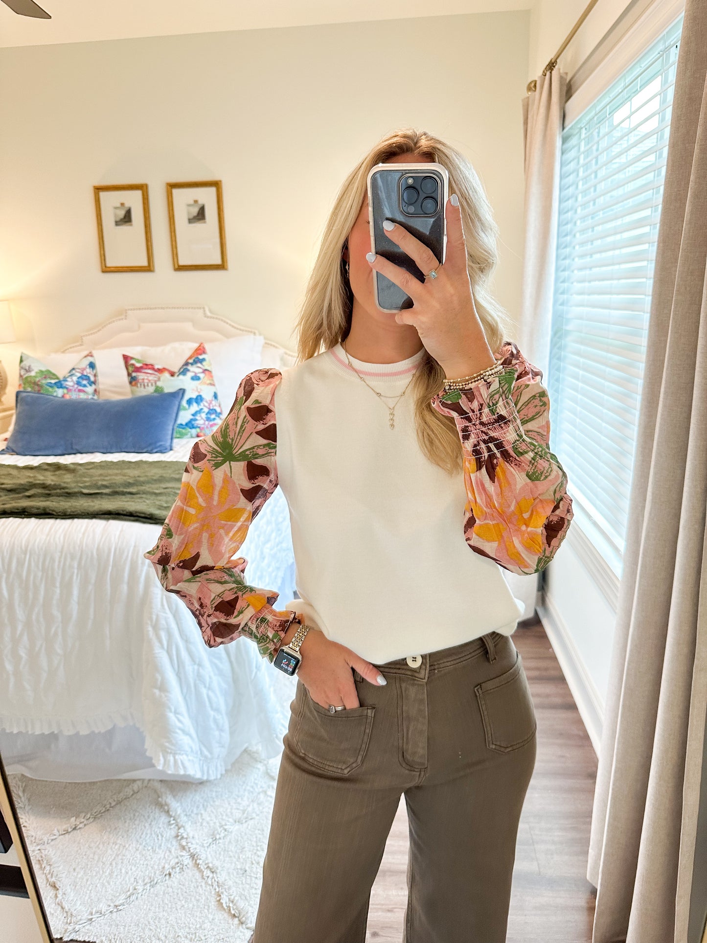 Britt Contrast Top
