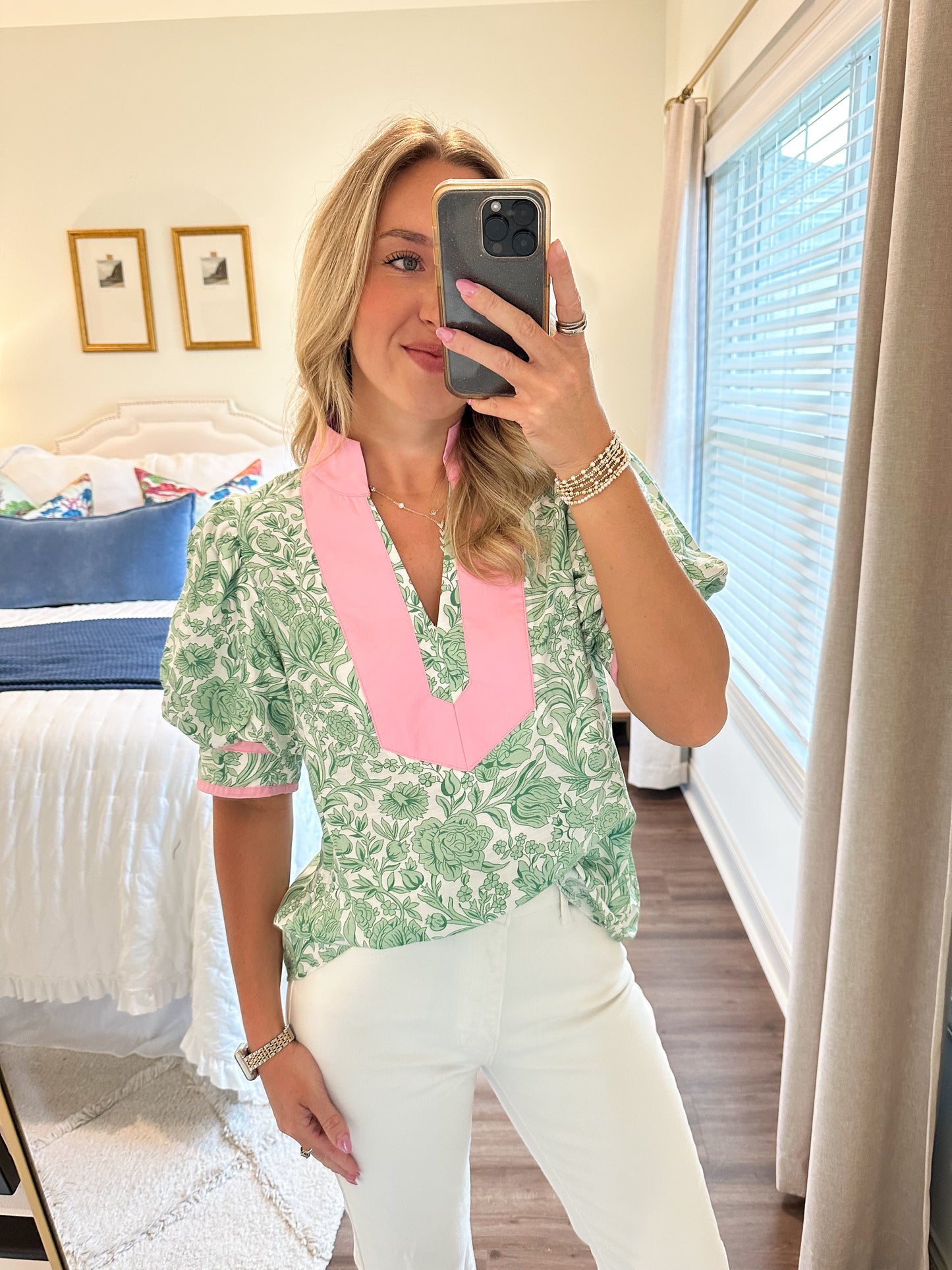 Posey Top- Green