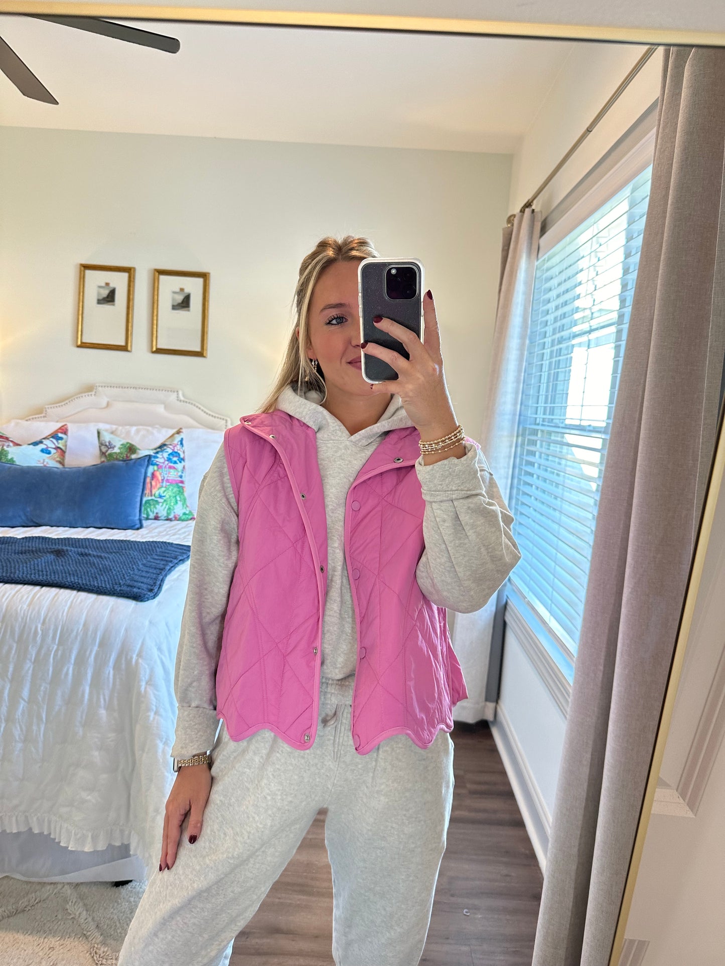 Piper Vest- Pink