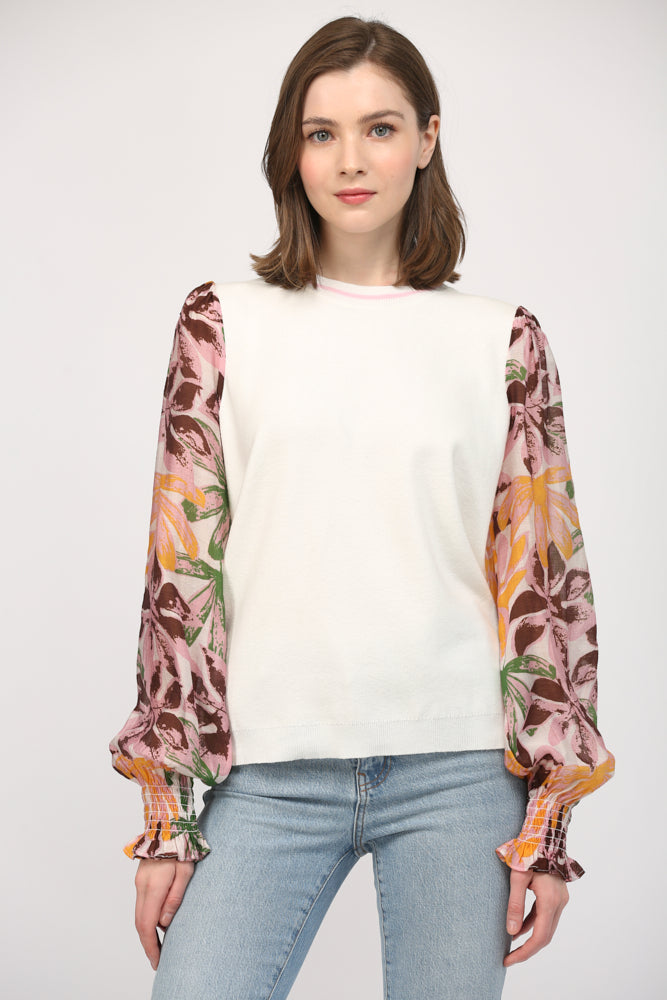 Britt Contrast Top