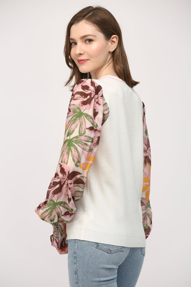Britt Contrast Top
