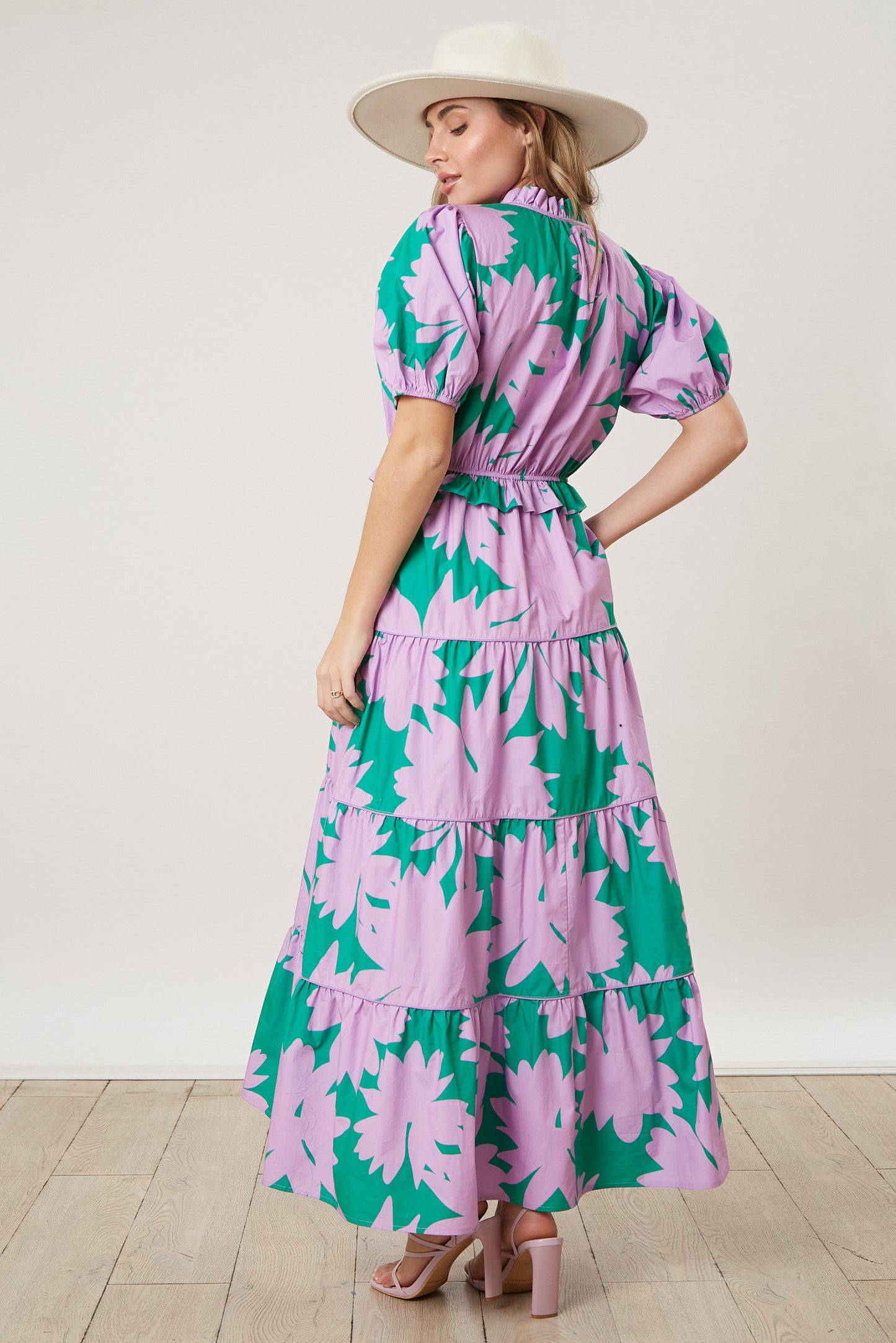 Taylor Maxi- Green/Purple